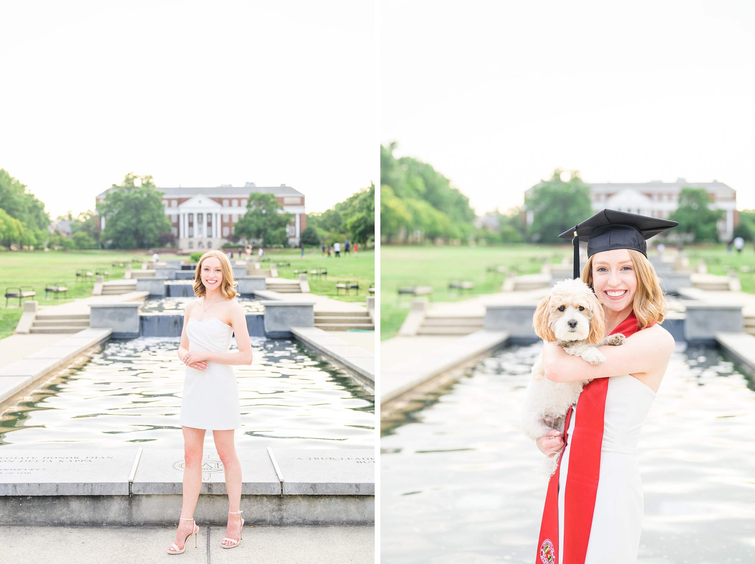 Julia's graduation portraits at UMD College Park photographed by Baltimore Photographer Cait Kramer