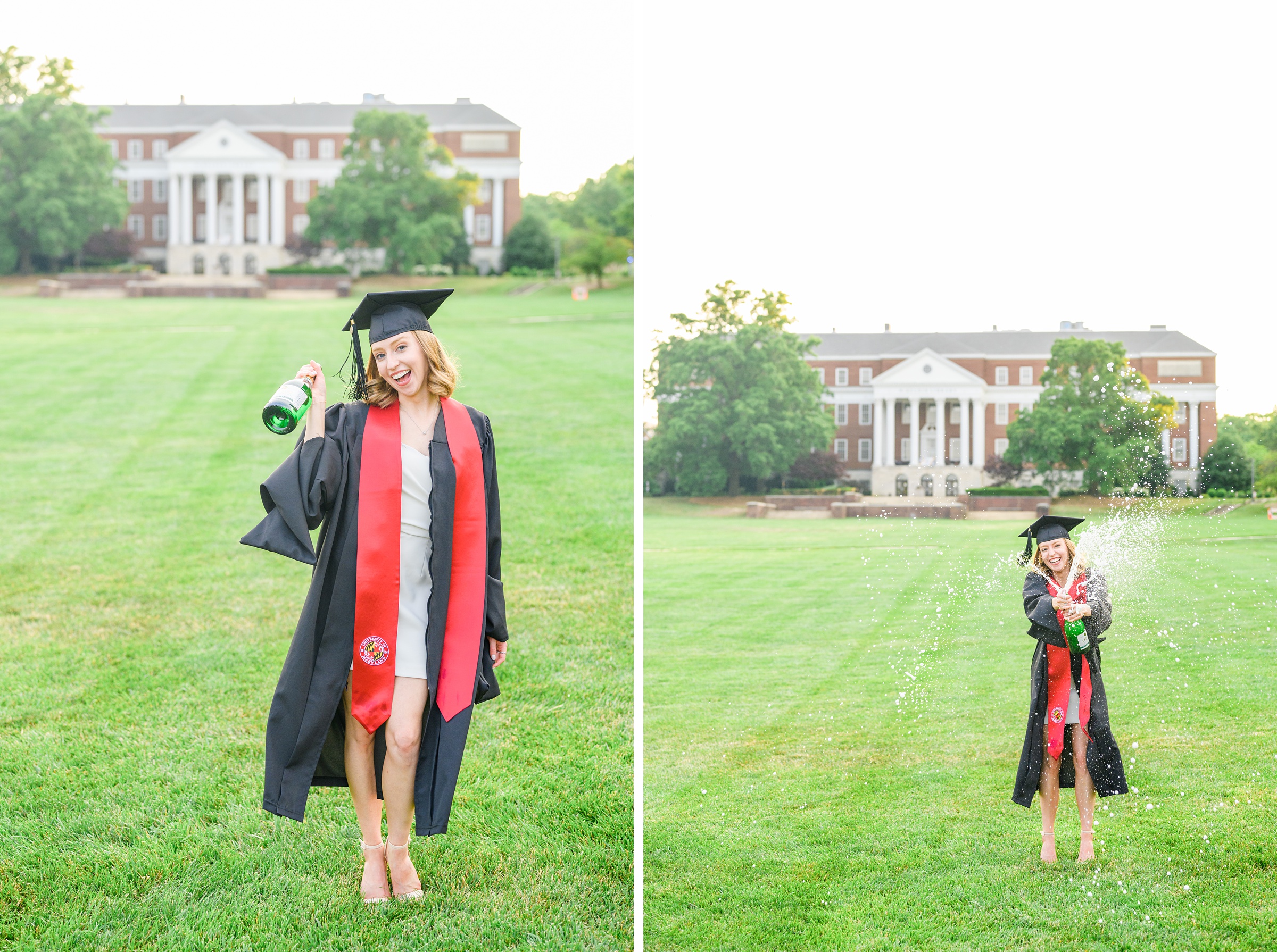 Julia's graduation portraits at UMD College Park photographed by Baltimore Photographer Cait Kramer