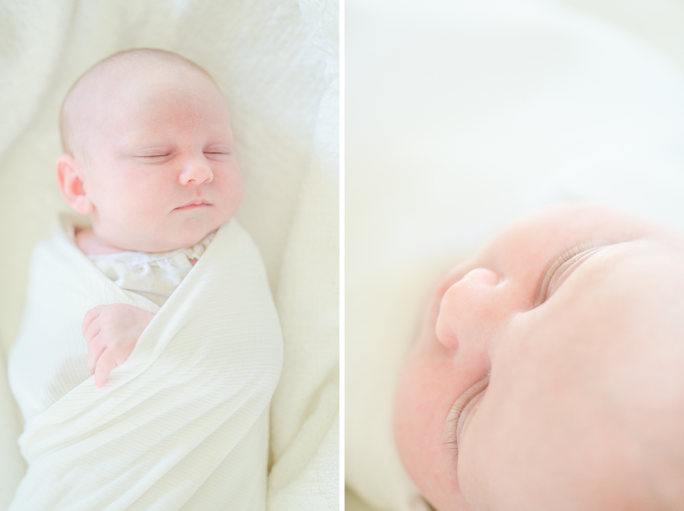 In home lifestyle newborn session photographed by Baltimore Maternity and Newborn Photographer Cait Kramer.