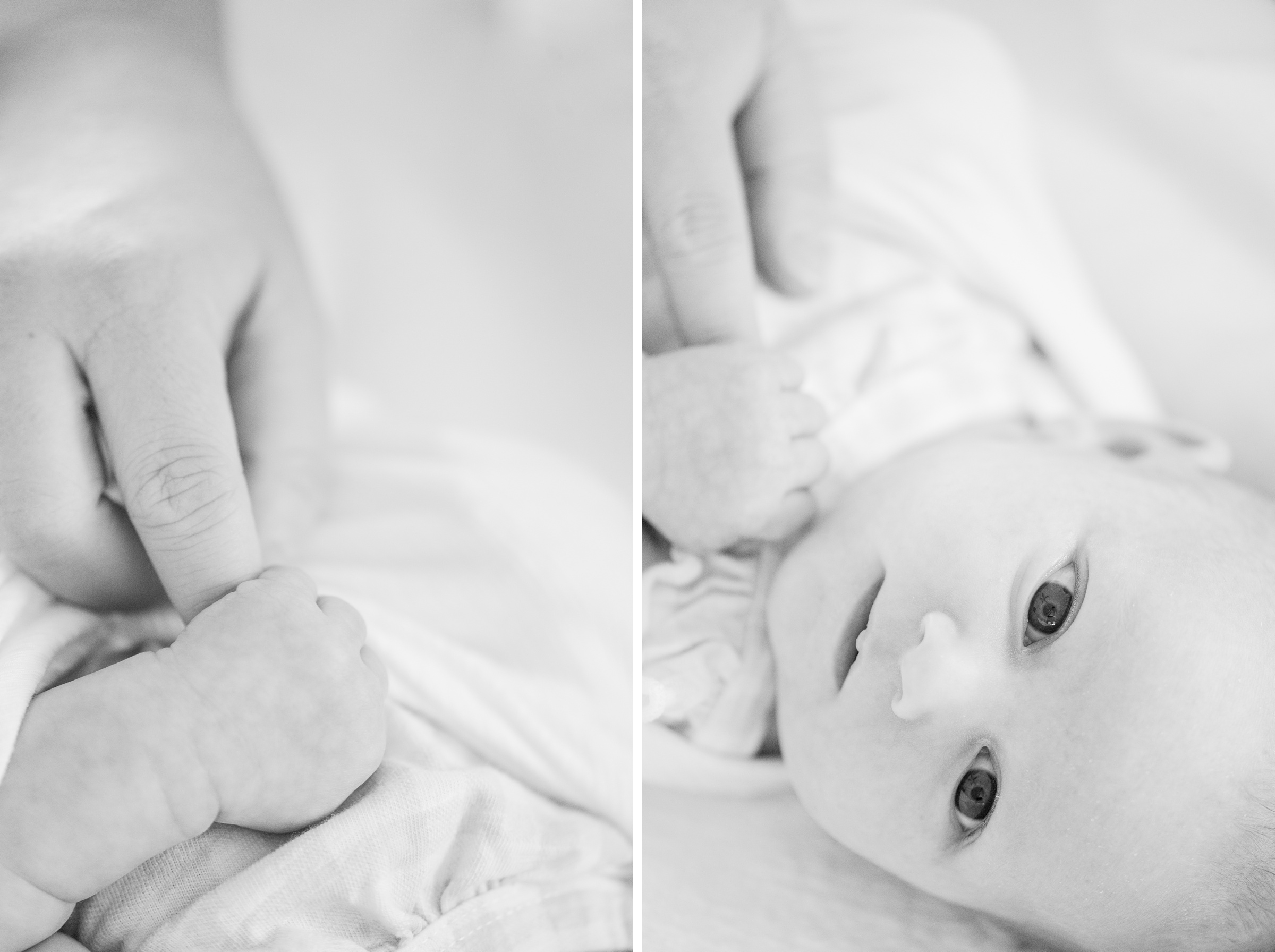 In home lifestyle newborn session photographed by Baltimore Maternity and Newborn Photographer Cait Kramer.