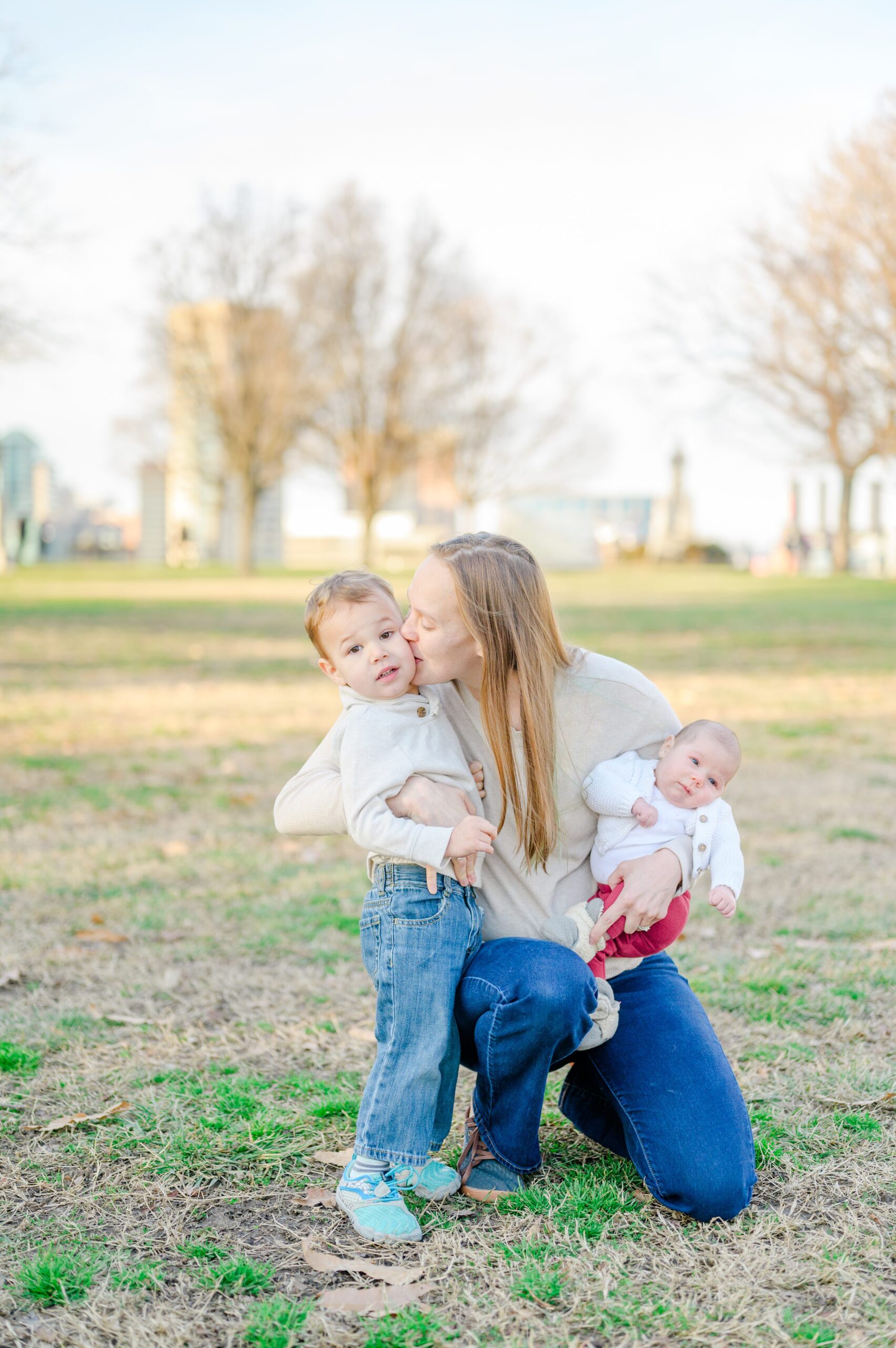 Federal Hill family photo session in Baltimore, MD with family photographer Cait Kramer.