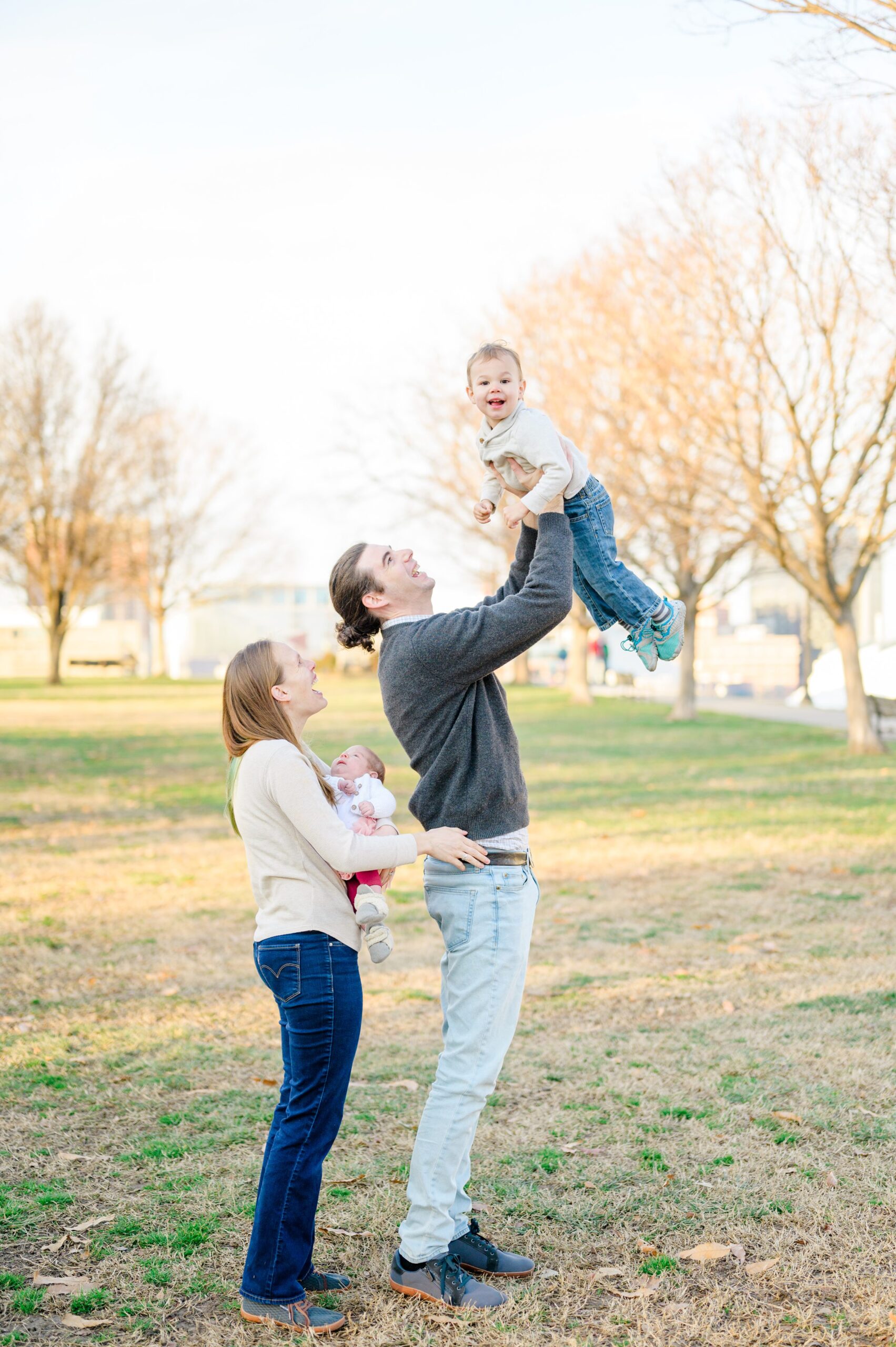 Federal Hill family photo session in Baltimore, MD with family photographer Cait Kramer.