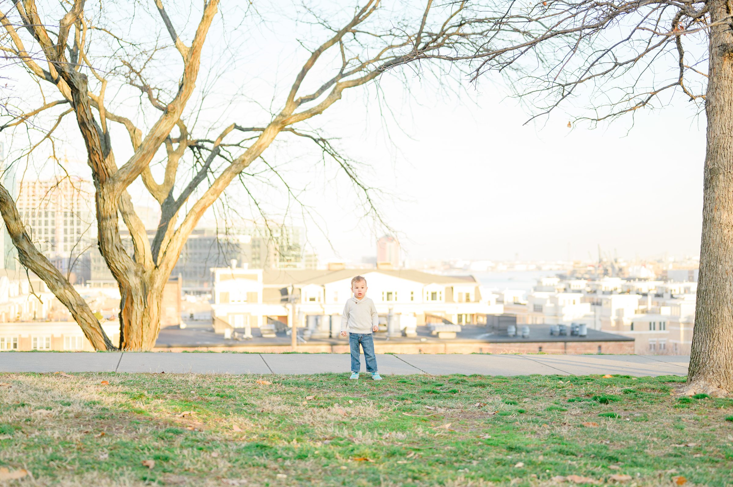 Federal Hill family photo session in Baltimore, MD with family photographer Cait Kramer.