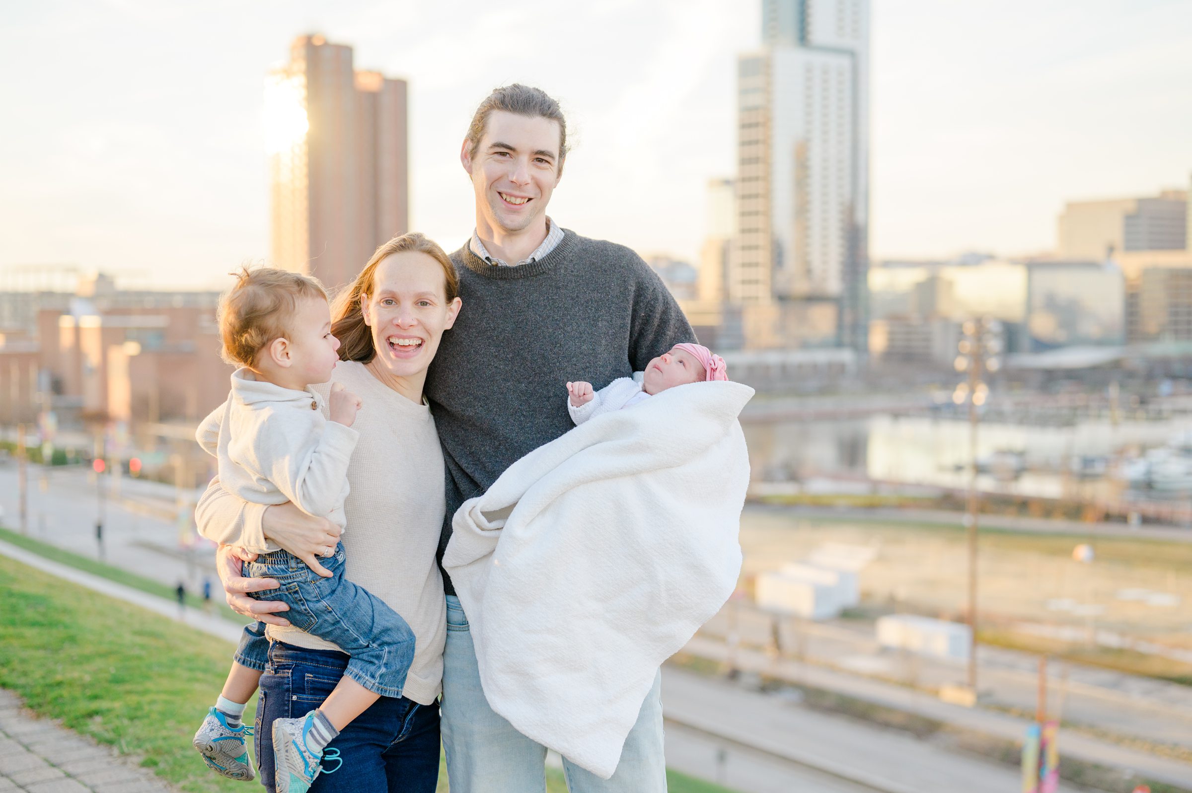 Federal Hill family photo session in Baltimore, MD with family photographer Cait Kramer.