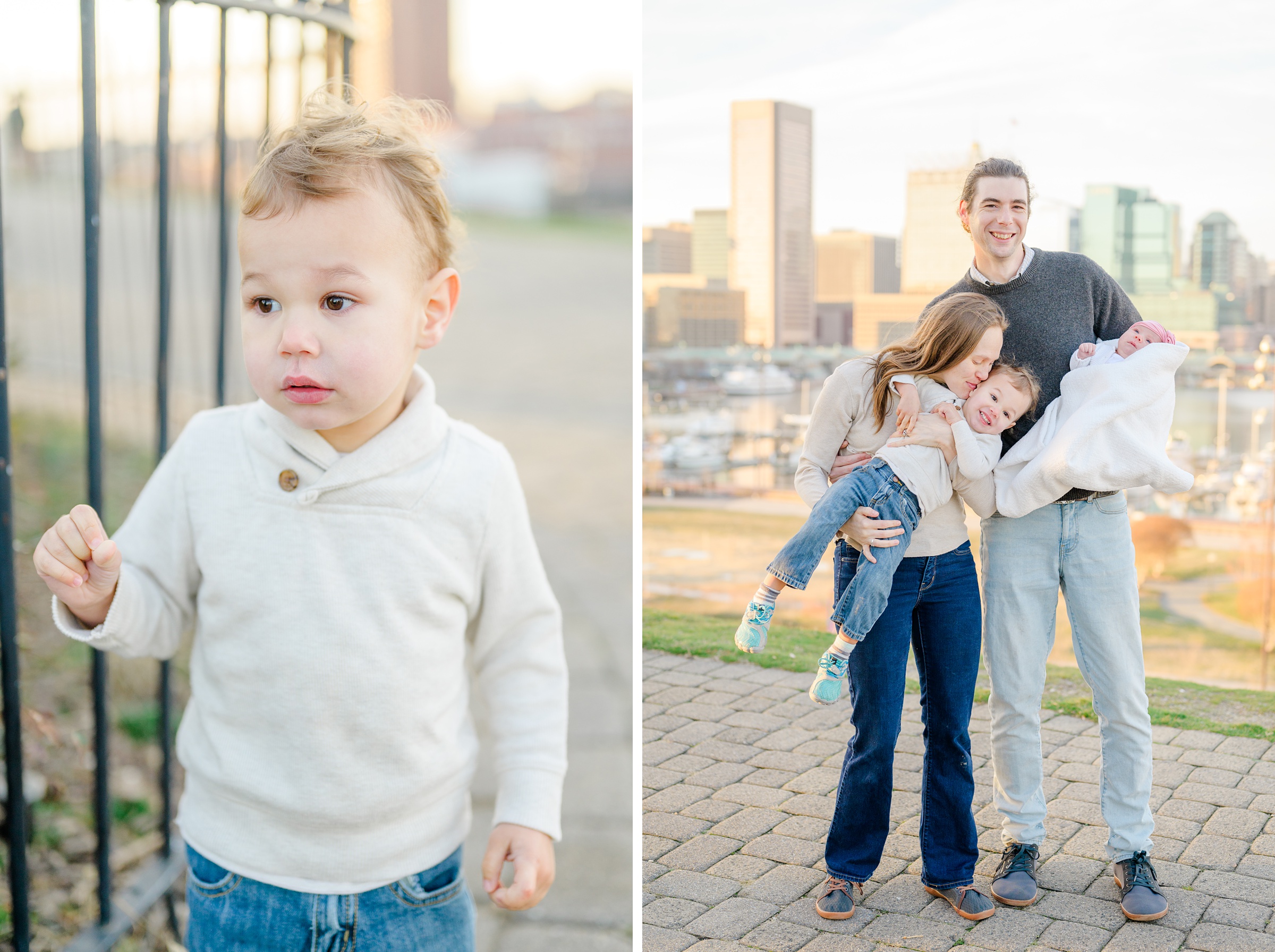 Federal Hill family photo session in Baltimore, MD with family photographer Cait Kramer.