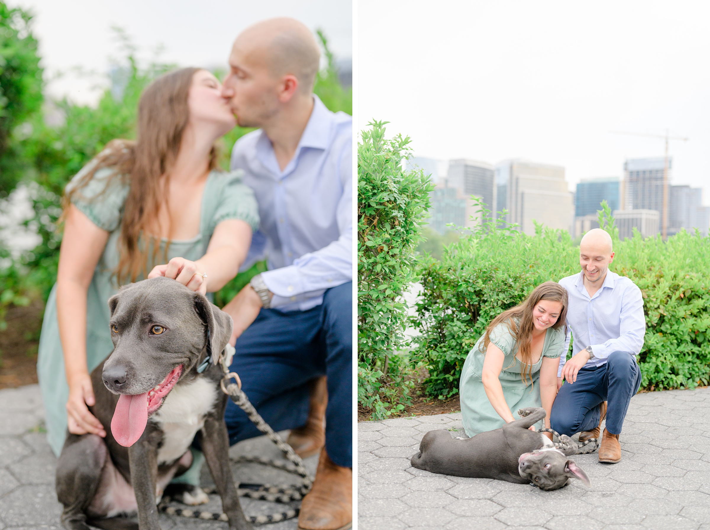 Engaged coupled in DC photographed by Baltimore Wedding Photographer Cait Kramer.