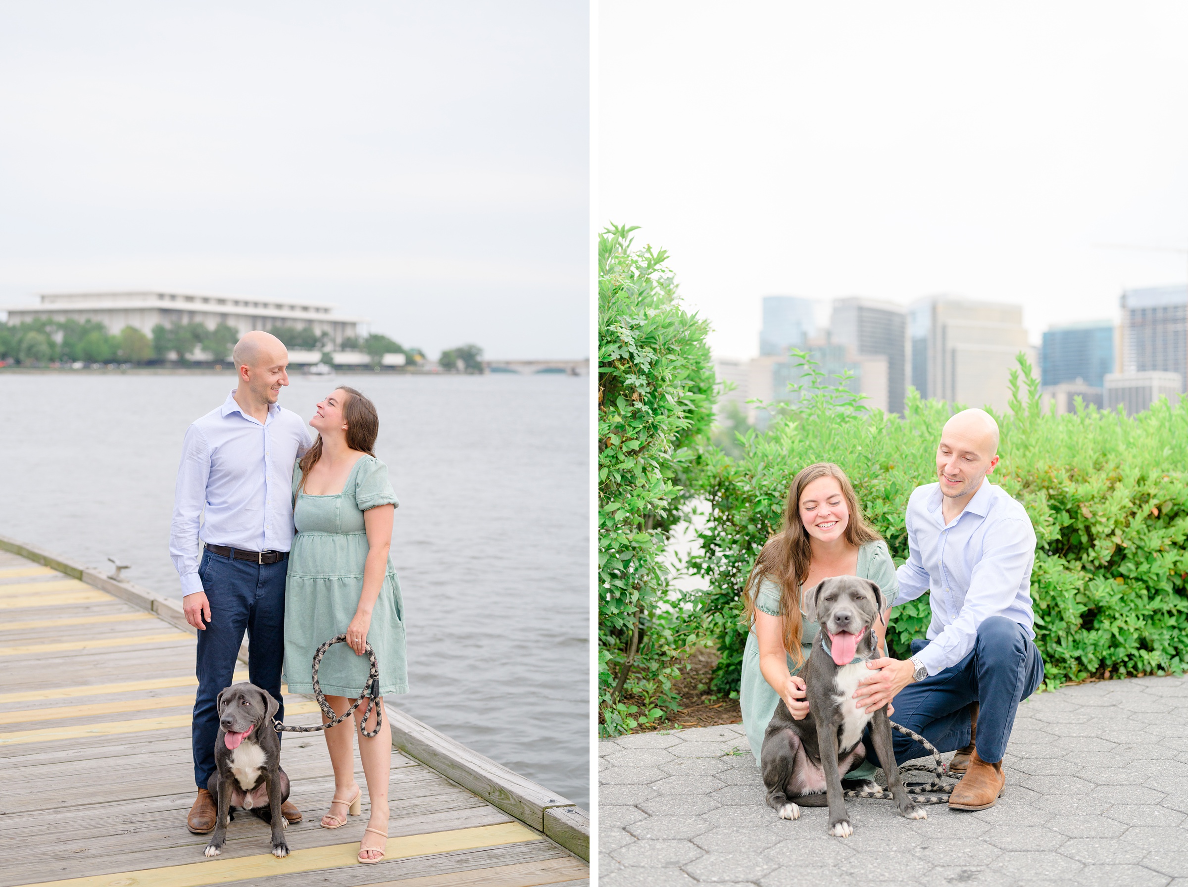 Engaged coupled in DC photographed by Baltimore Wedding Photographer Cait Kramer.