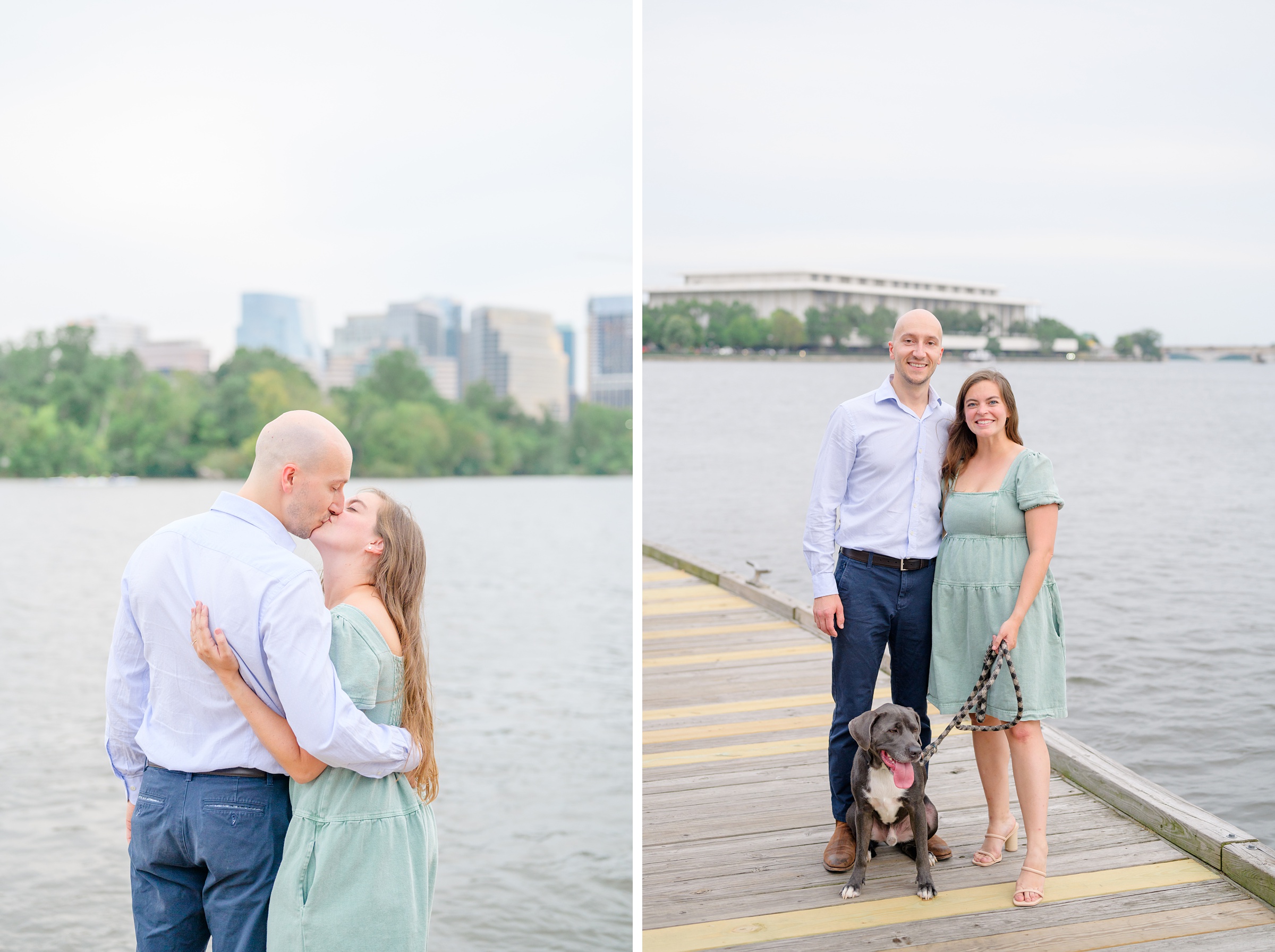 Engaged coupled in DC photographed by Baltimore Wedding Photographer Cait Kramer.