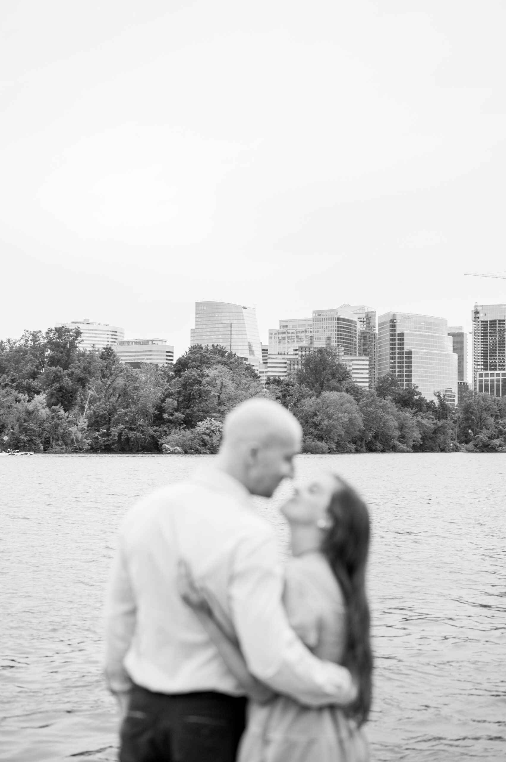 Engaged coupled in DC photographed by Baltimore Wedding Photographer Cait Kramer.