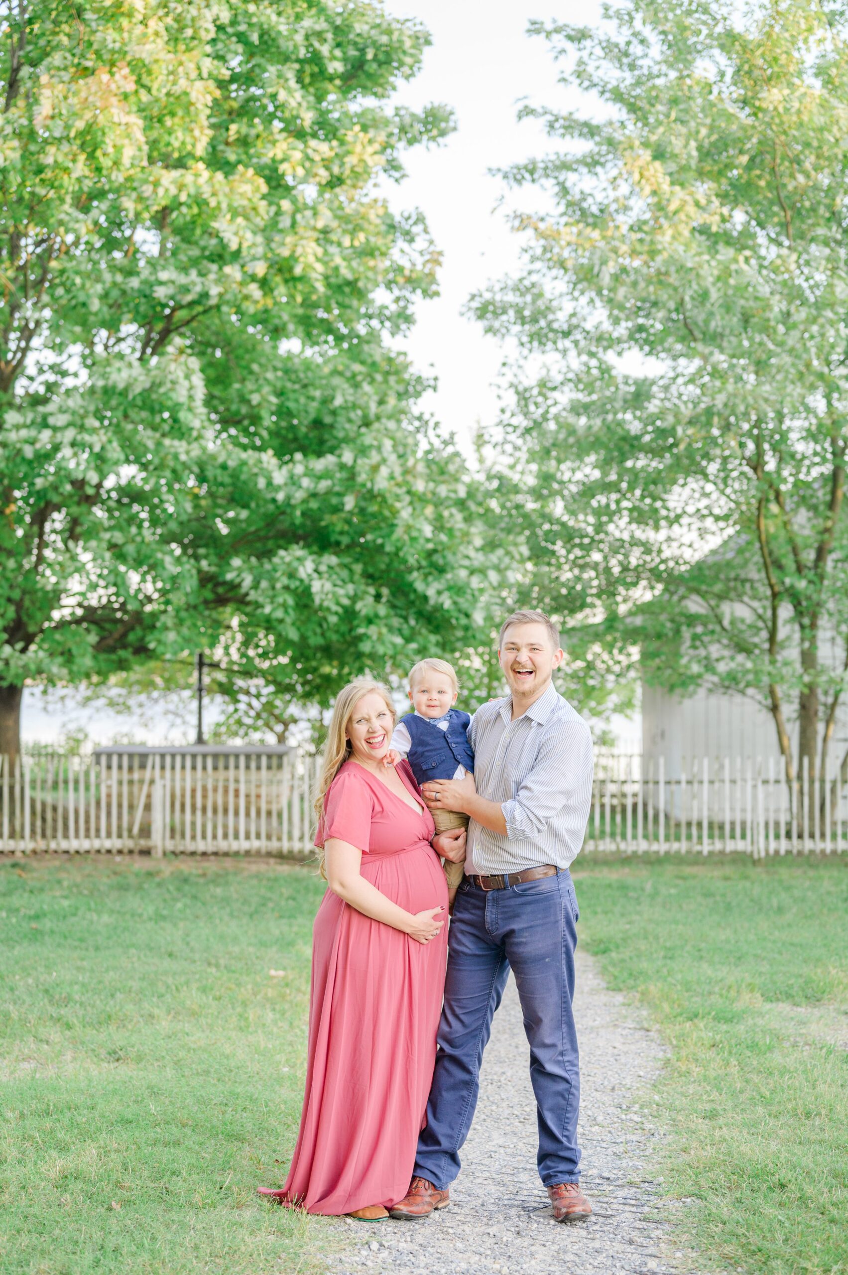 Maternity and family portrait session at Jones Point Park in Alexandria, Virginia photographed by Baltimore Maternity Photographer Cait Kramer Photography.