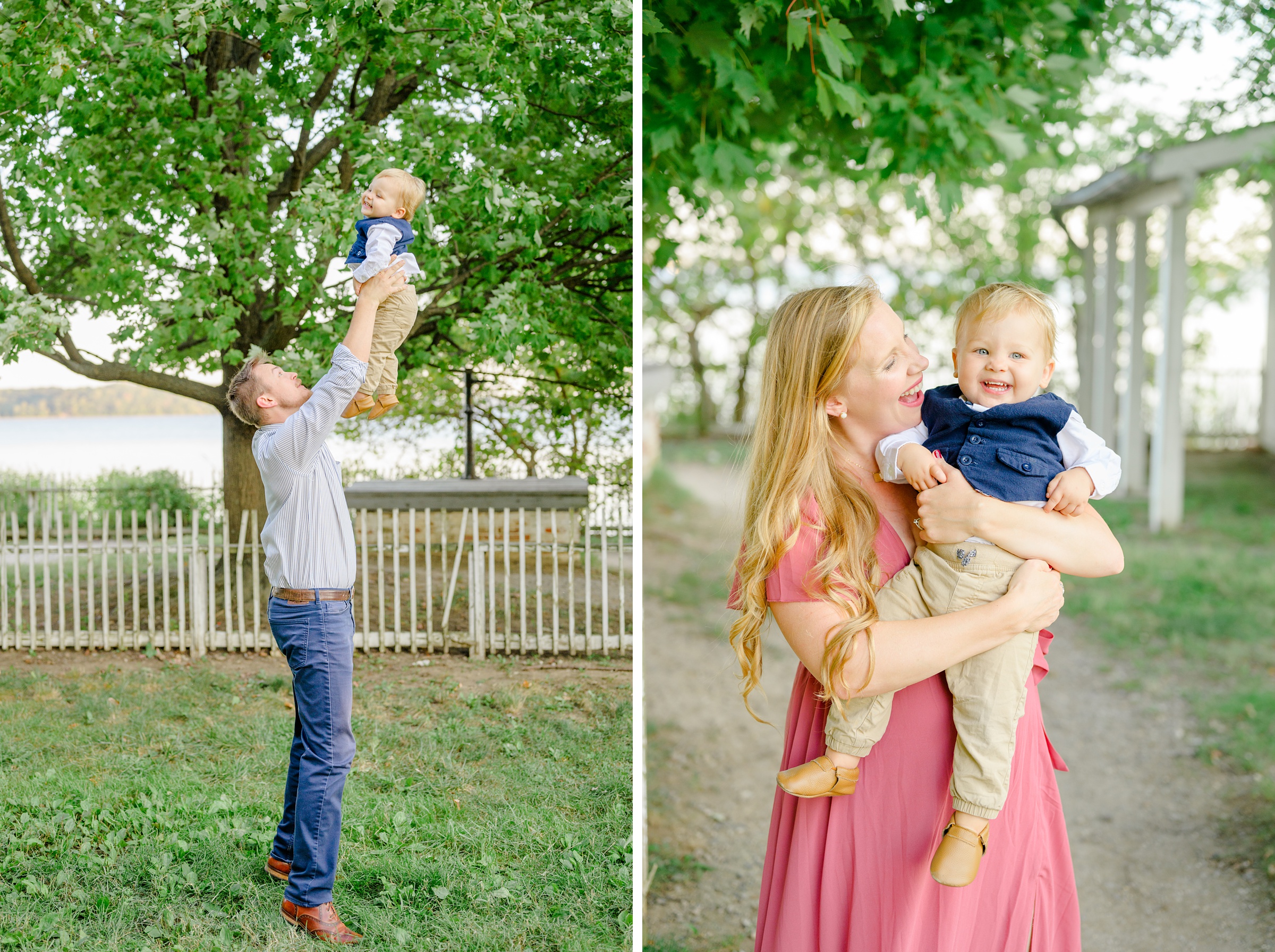 Maternity and family portrait session at Jones Point Park in Alexandria, Virginia photographed by Baltimore Maternity Photographer Cait Kramer Photography.