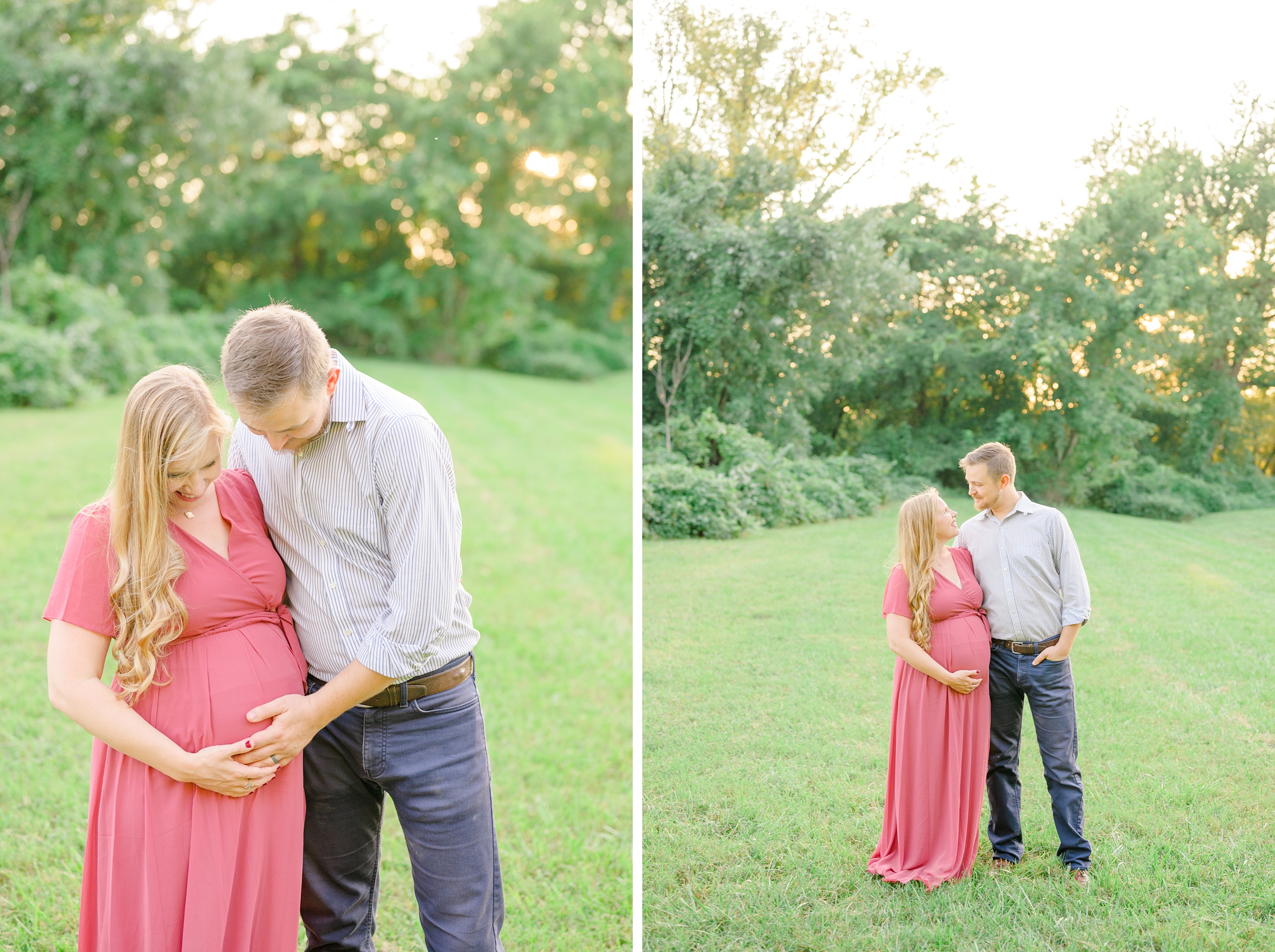 Maternity and family portrait session at Jones Point Park in Alexandria, Virginia photographed by Baltimore Maternity Photographer Cait Kramer Photography.