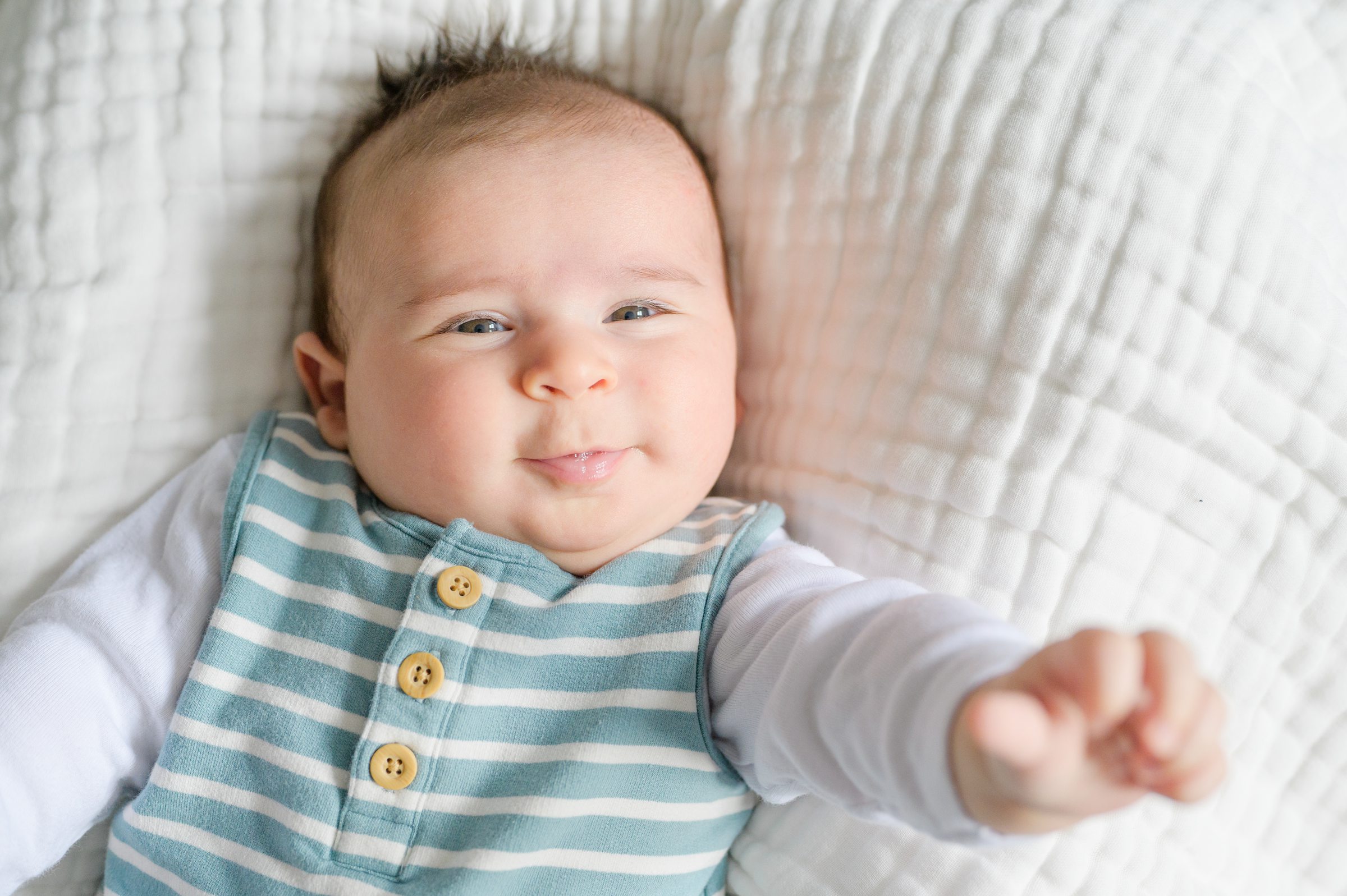 In-home newborn session in Baltimore, Maryland photographed by Cait Kramer.