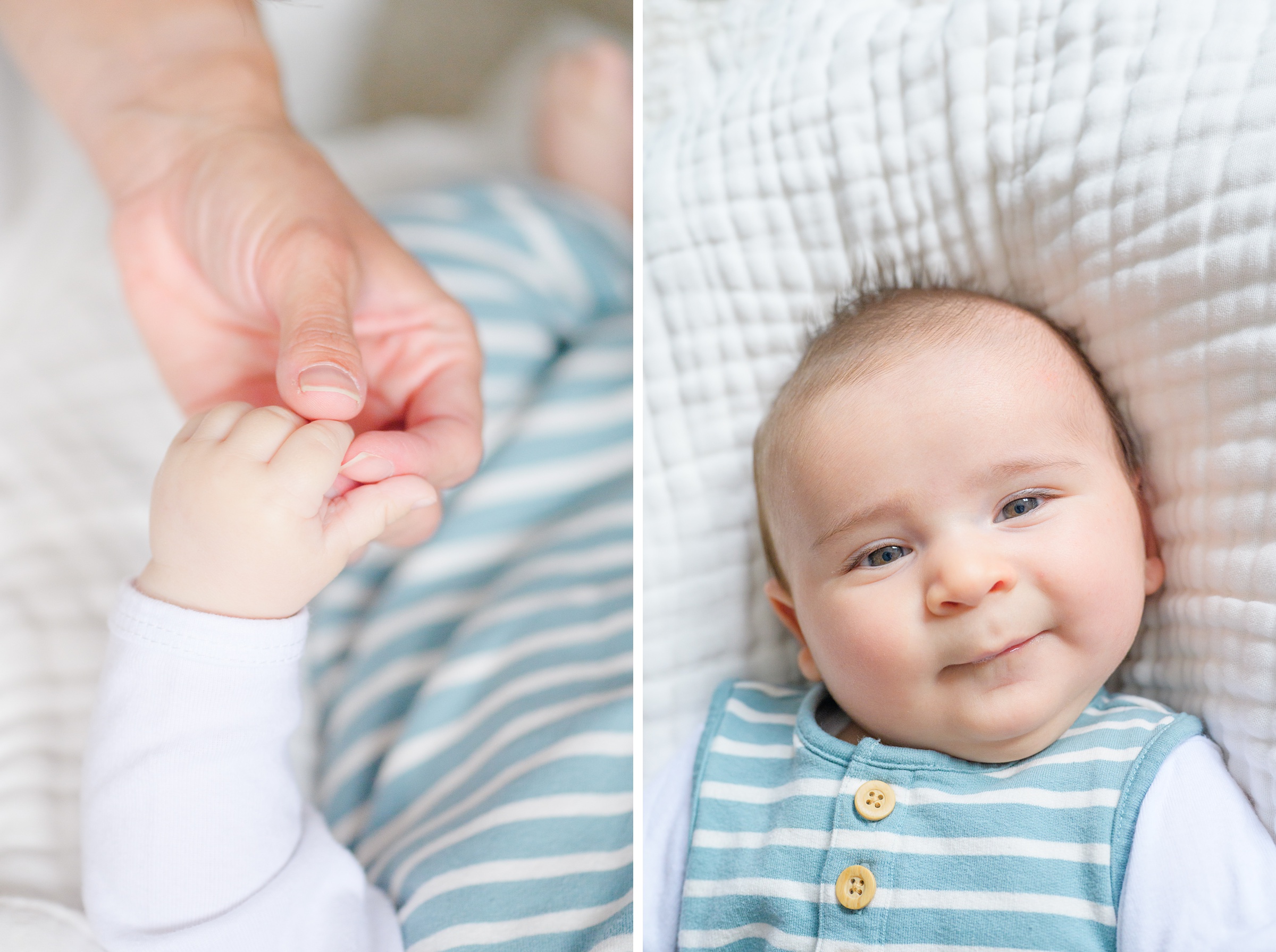 In-home newborn session in Baltimore, Maryland photographed by Cait Kramer.