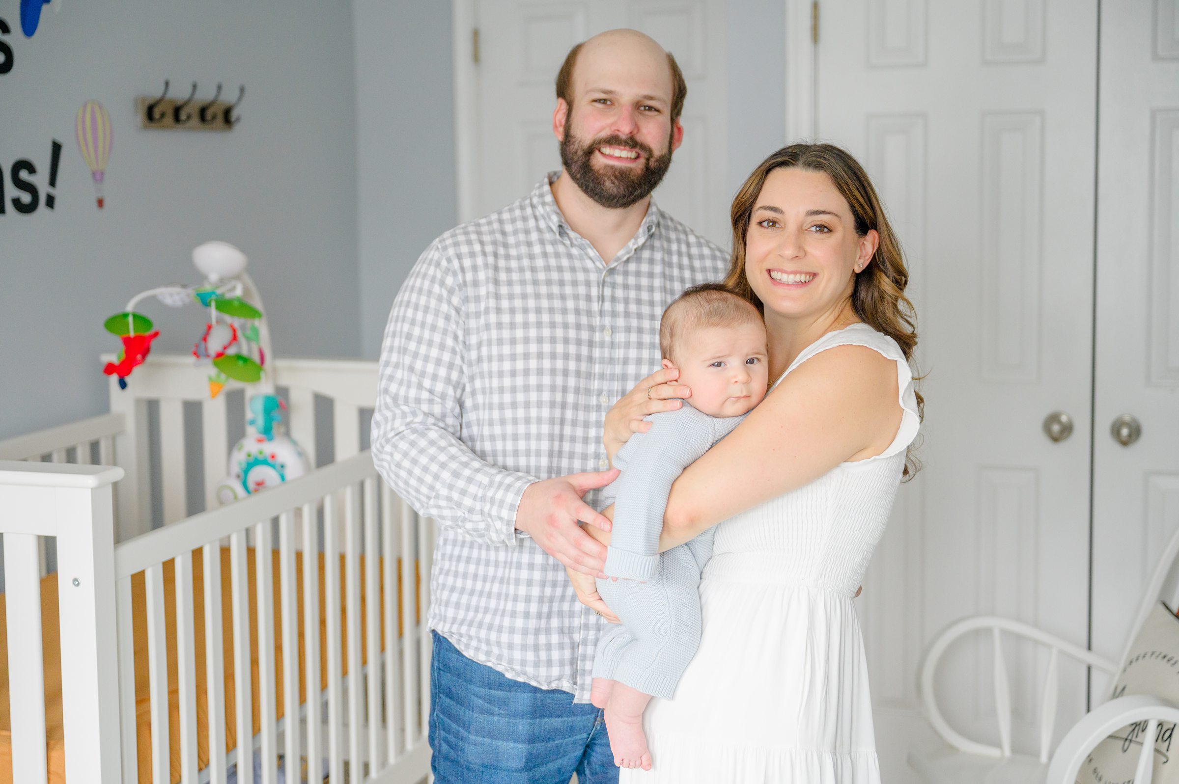 In-home newborn session in Baltimore, Maryland photographed by Cait Kramer.