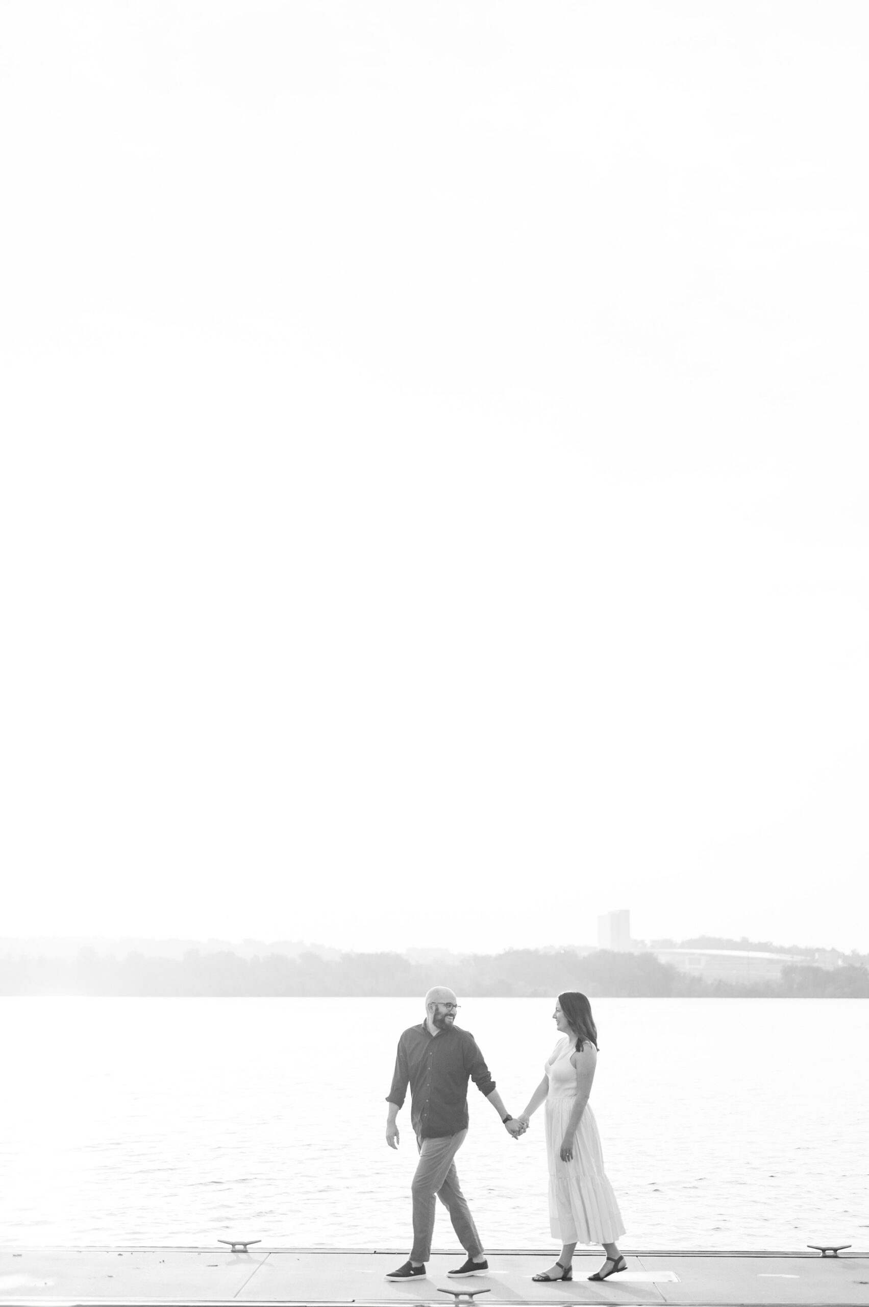 Old Town Alexandria engagement photos by the waterfront in Alexandria, Virginia photographed by Baltimore Wedding Photographer Cait Kramer.