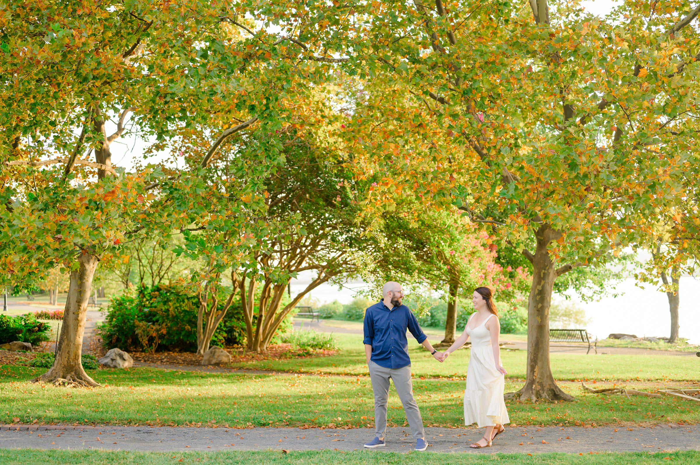 Old Town Alexandria engagement photos by the waterfront in Alexandria, Virginia photographed by Baltimore Wedding Photographer Cait Kramer.