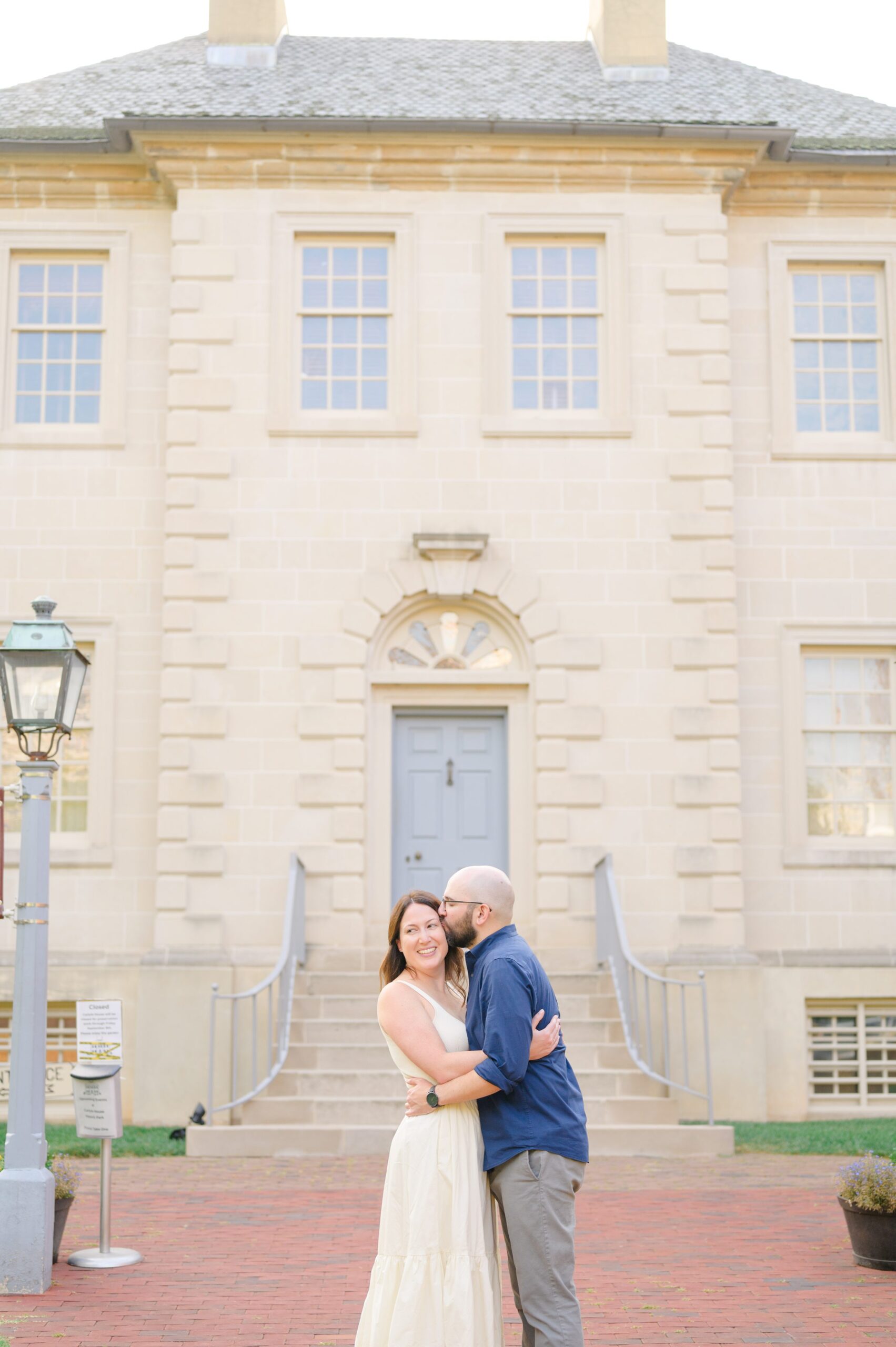 Old Town Alexandria engagement photos by the waterfront in Alexandria, Virginia photographed by Baltimore Wedding Photographer Cait Kramer.