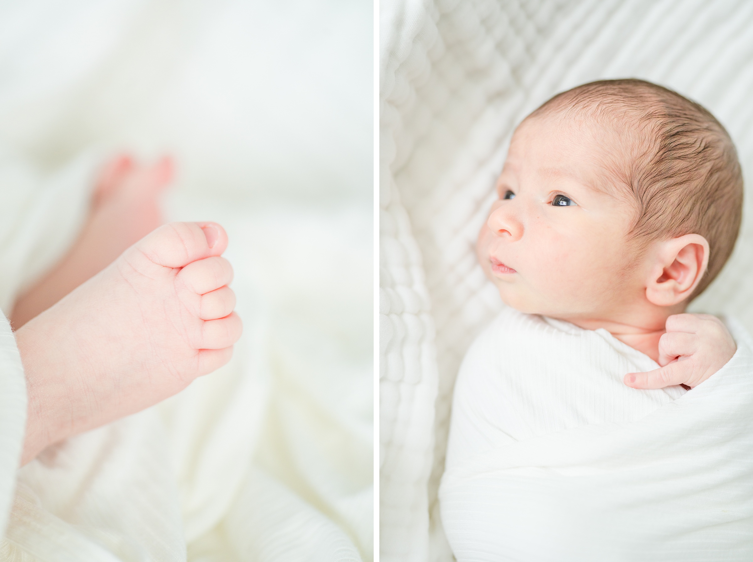 In-home Philly lifestyle newborn portrait session photographed by Cait Kramer