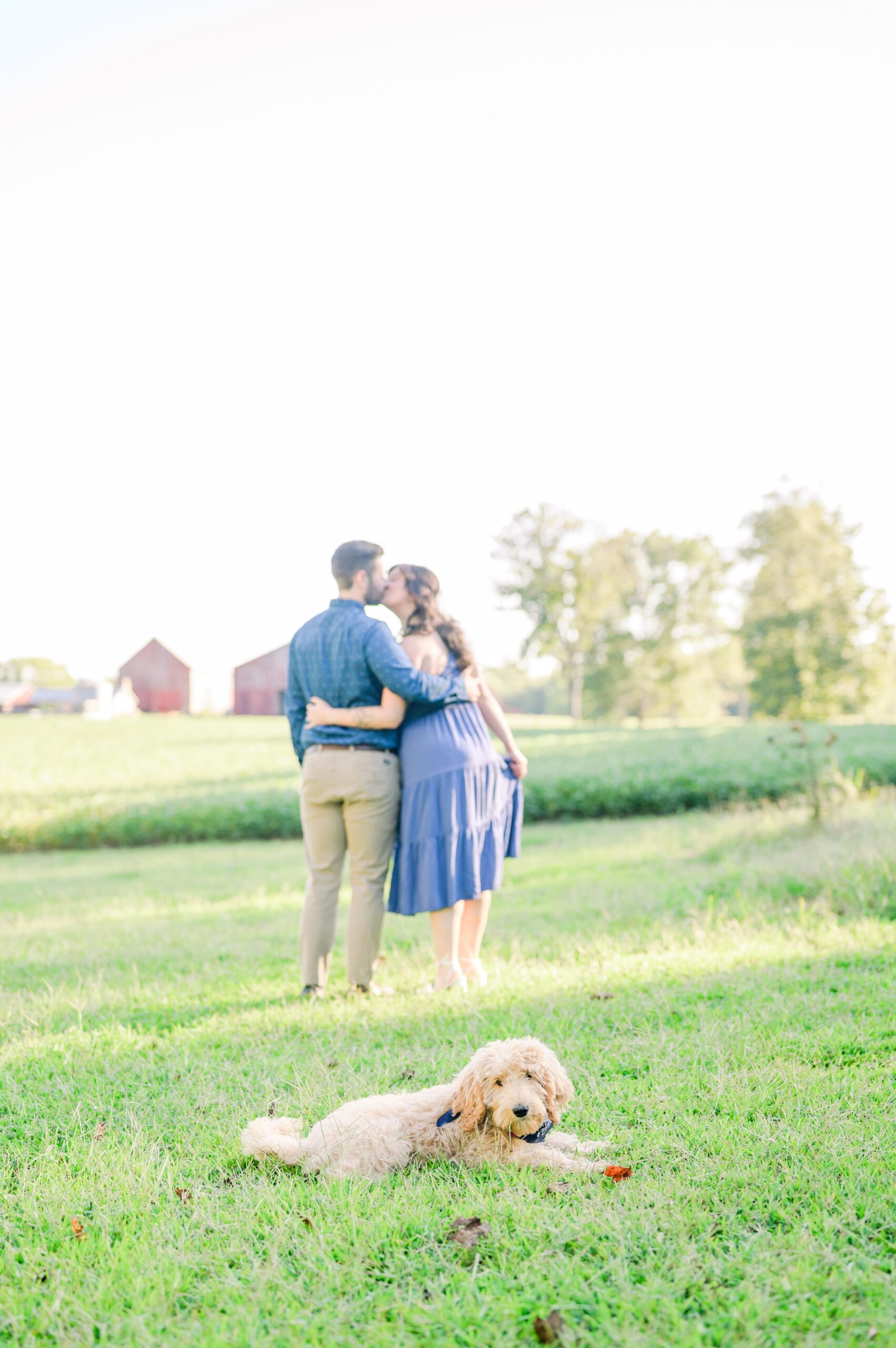 Engagement session in Southern Maryland photographed by Baltimore Wedding Photographer Cait Kramer.