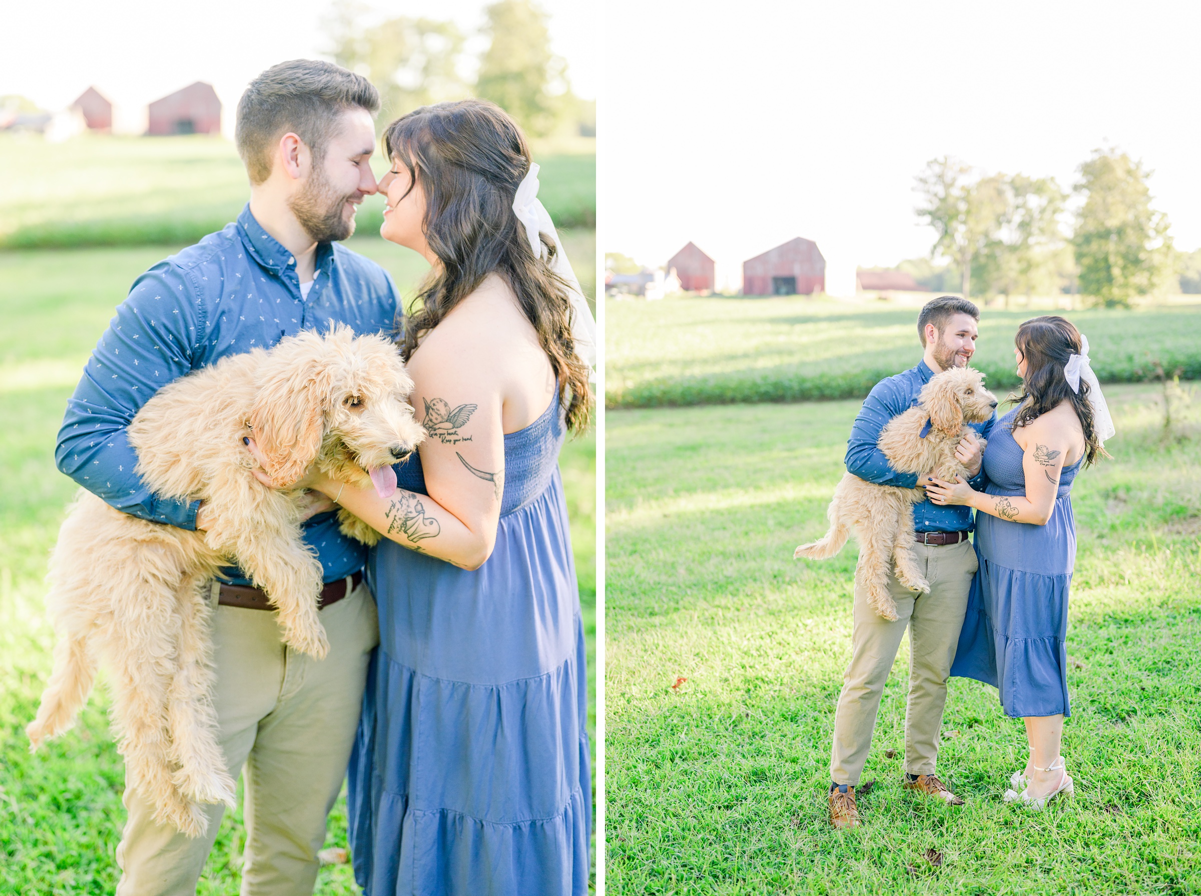 Engagement session in Southern Maryland photographed by Baltimore Wedding Photographer Cait Kramer.