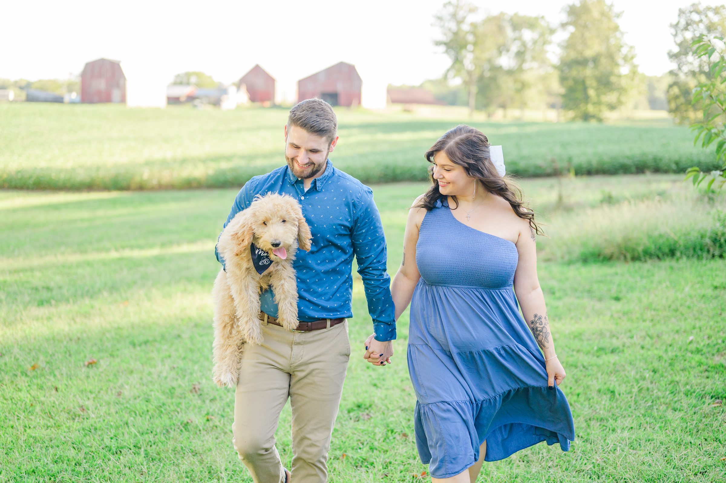 Engagement session in Southern Maryland photographed by Baltimore Wedding Photographer Cait Kramer.