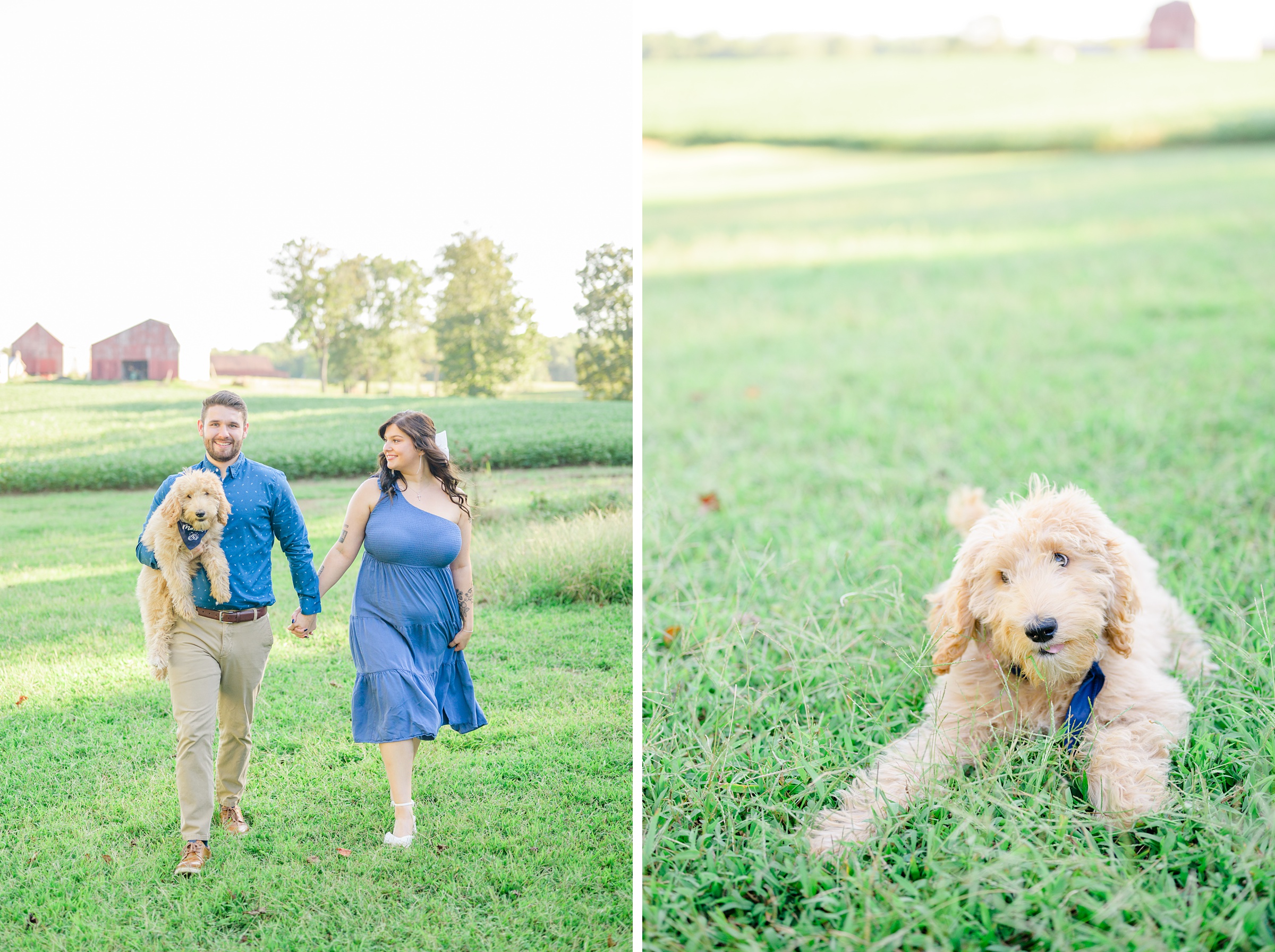 Engagement session in Southern Maryland photographed by Baltimore Wedding Photographer Cait Kramer.