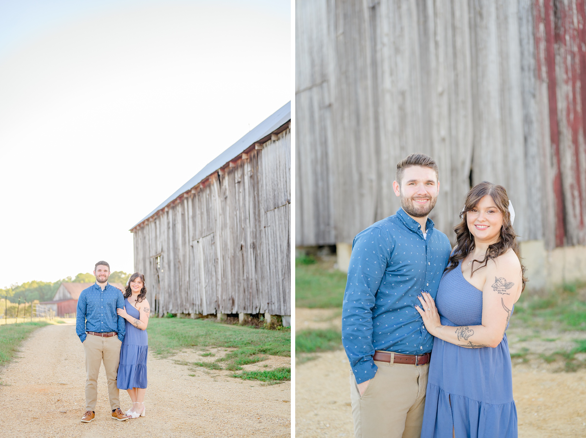 Engagement session in Southern Maryland photographed by Baltimore Wedding Photographer Cait Kramer.