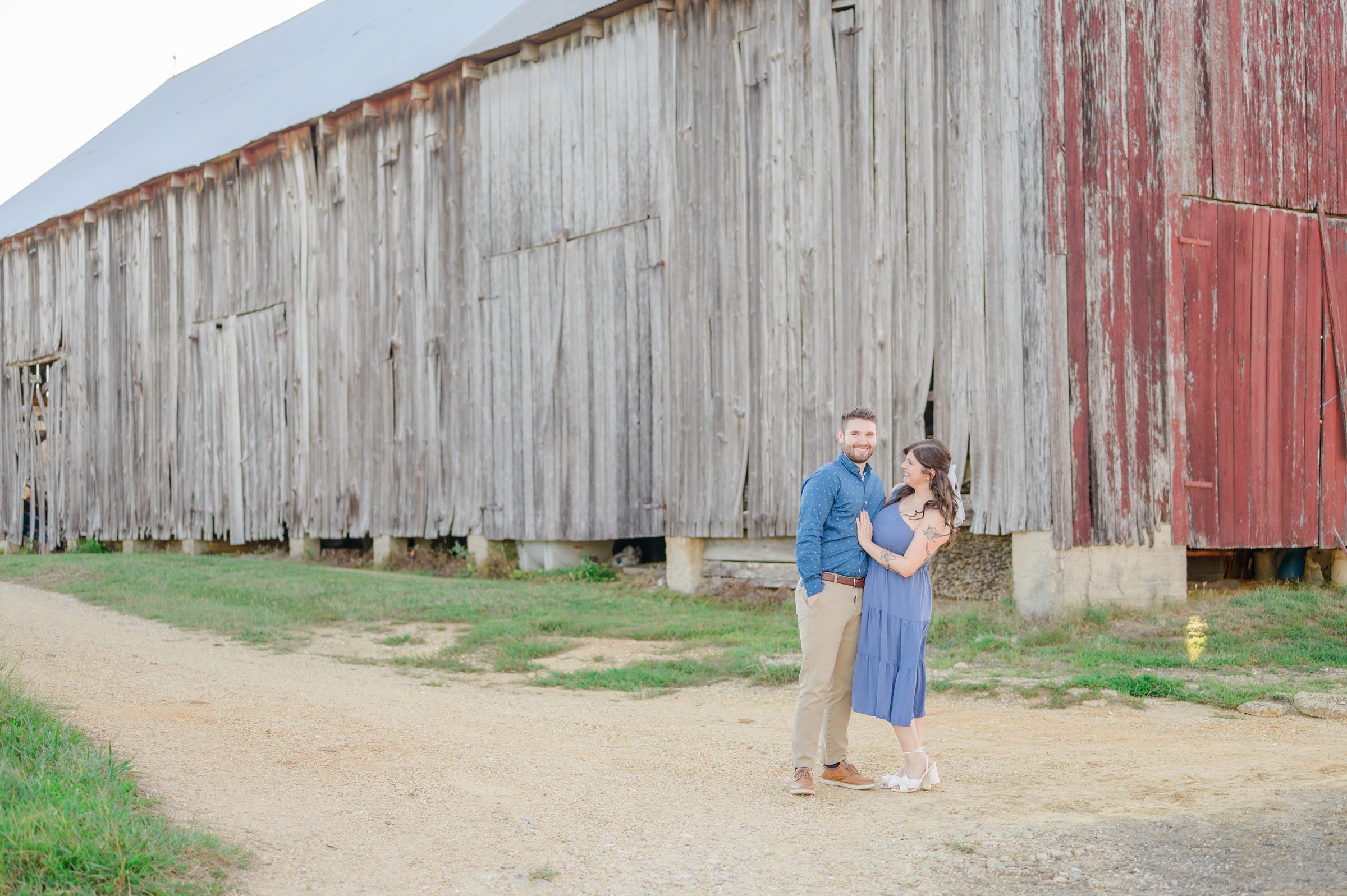 Engagement session in Southern Maryland photographed by Baltimore Wedding Photographer Cait Kramer.