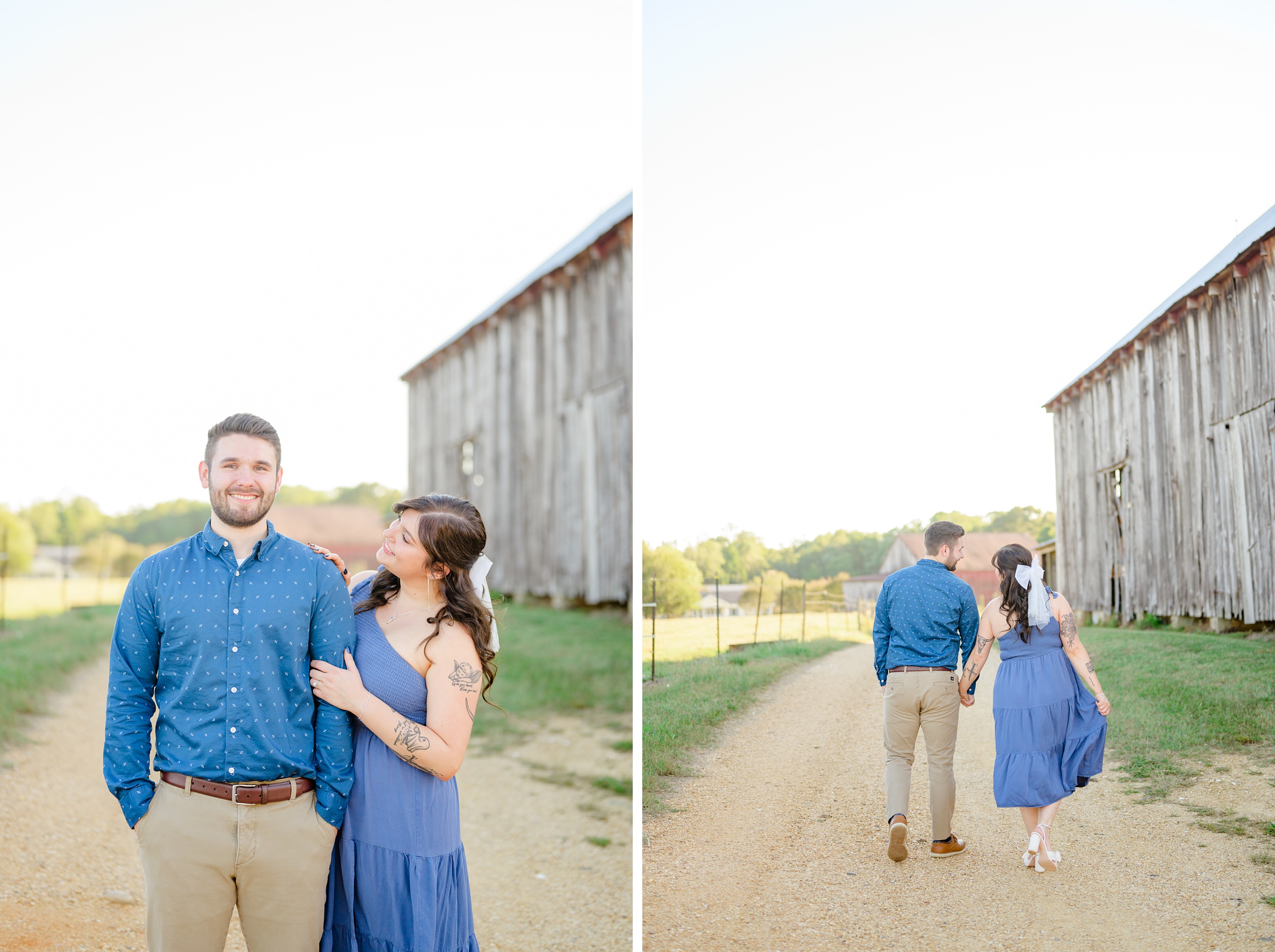 Engagement session in Southern Maryland photographed by Baltimore Wedding Photographer Cait Kramer.