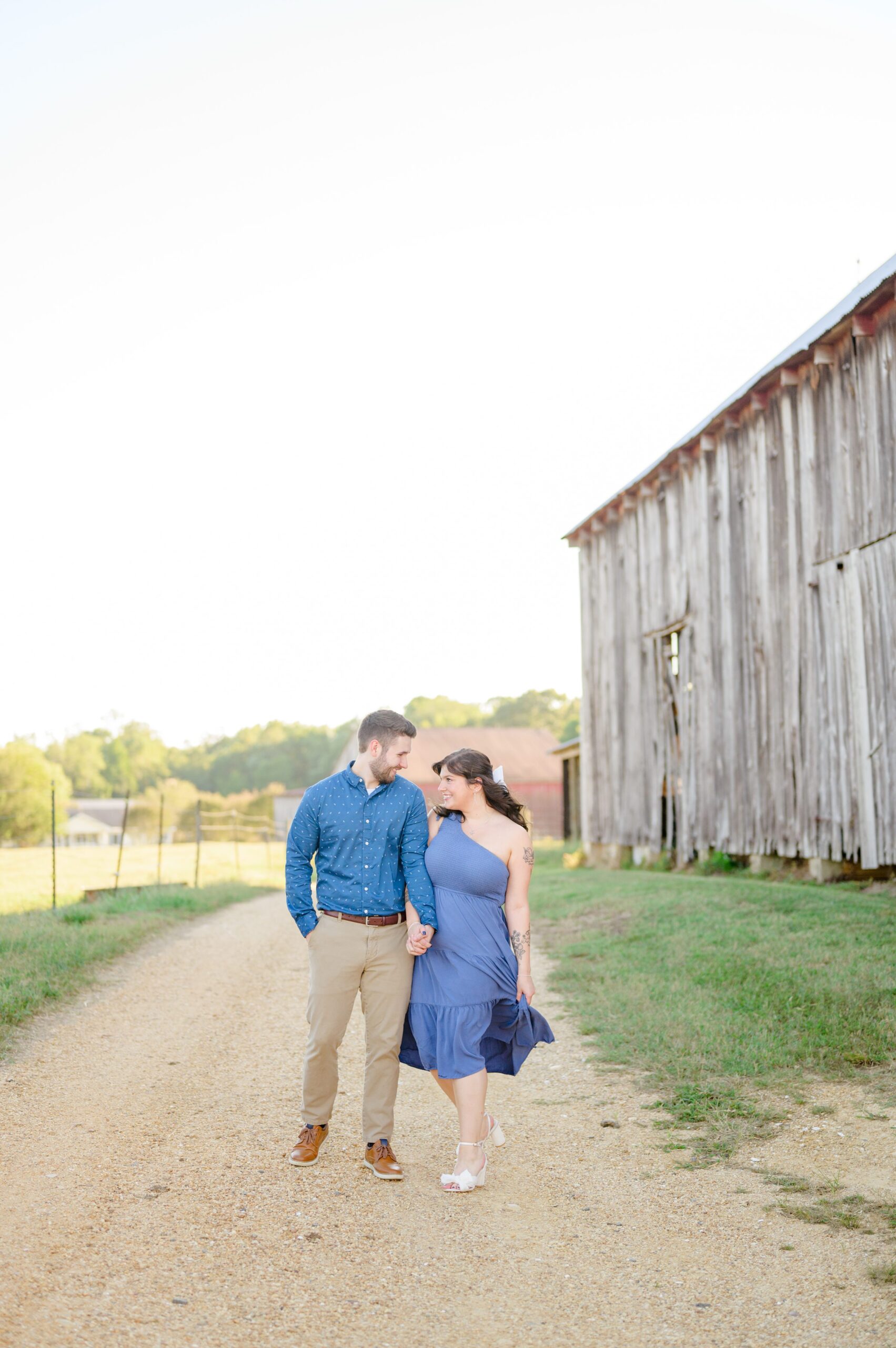 Engagement session in Southern Maryland photographed by Baltimore Wedding Photographer Cait Kramer.