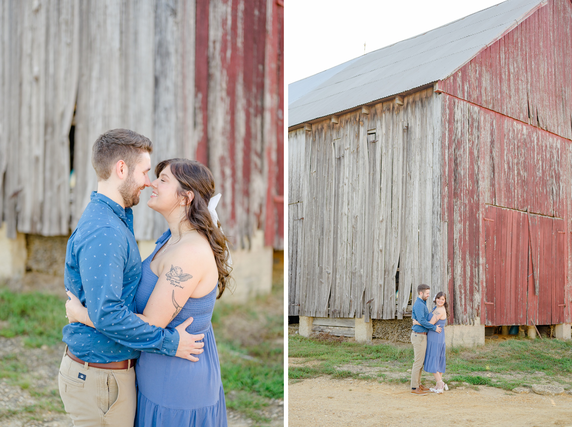 Engagement session in Southern Maryland photographed by Baltimore Wedding Photographer Cait Kramer.