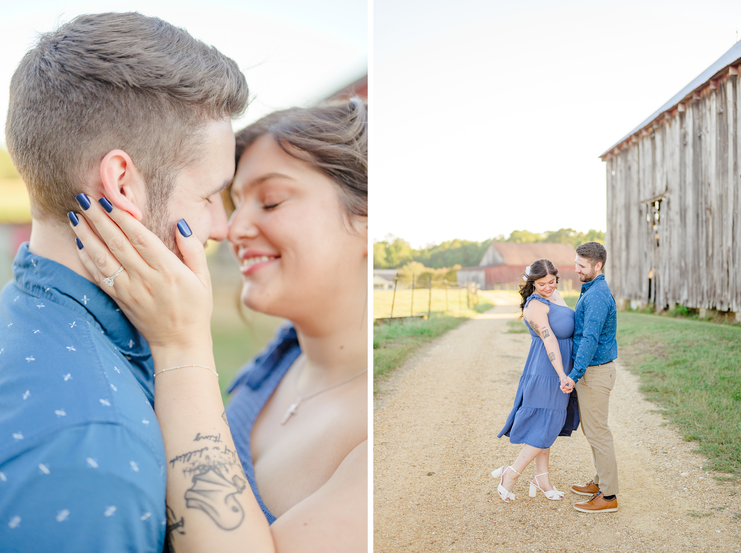 Engagement session in Southern Maryland photographed by Baltimore Wedding Photographer Cait Kramer.