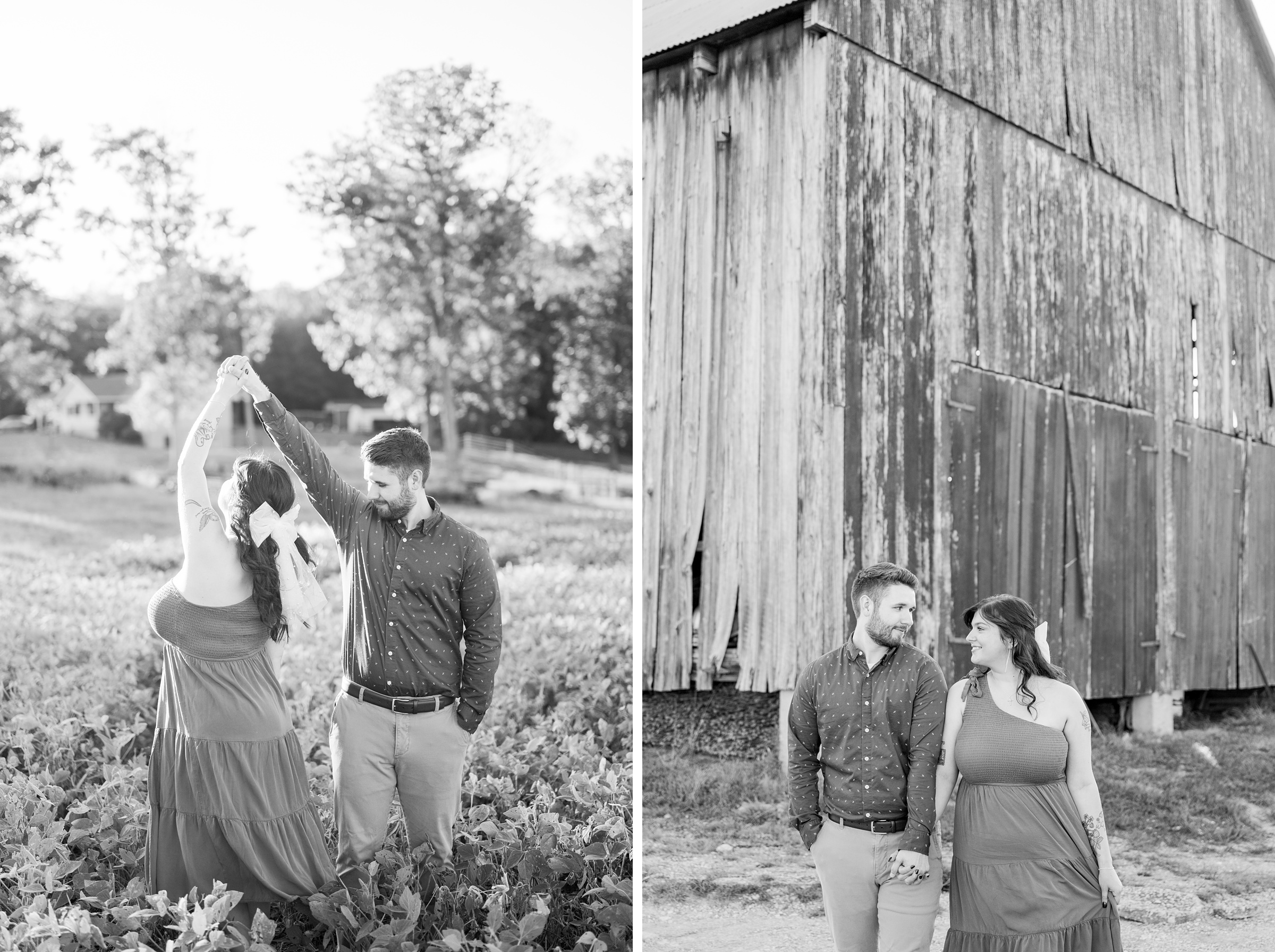 Engagement session in Southern Maryland photographed by Baltimore Wedding Photographer Cait Kramer.