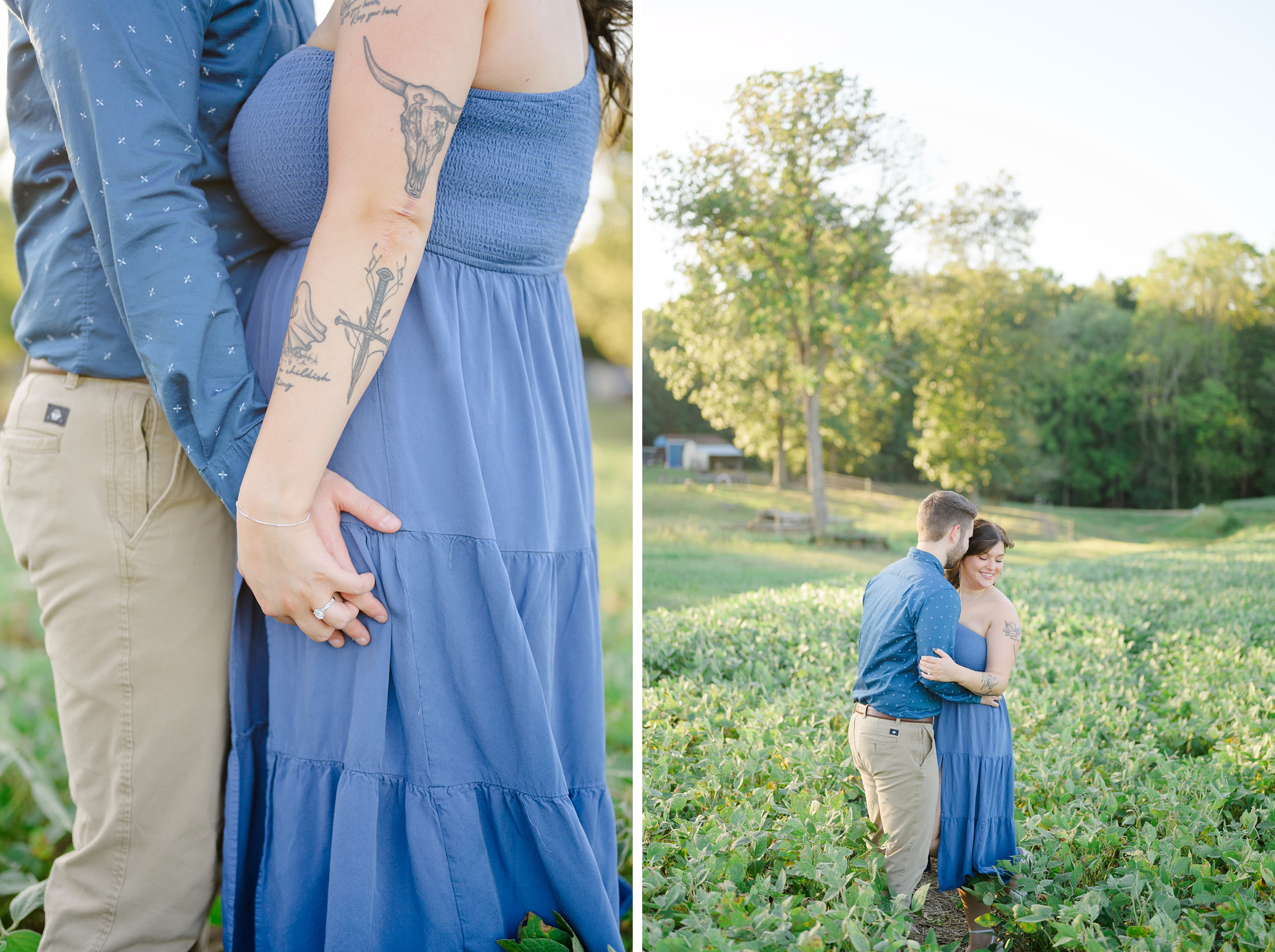 Engagement session in Southern Maryland photographed by Baltimore Wedding Photographer Cait Kramer.