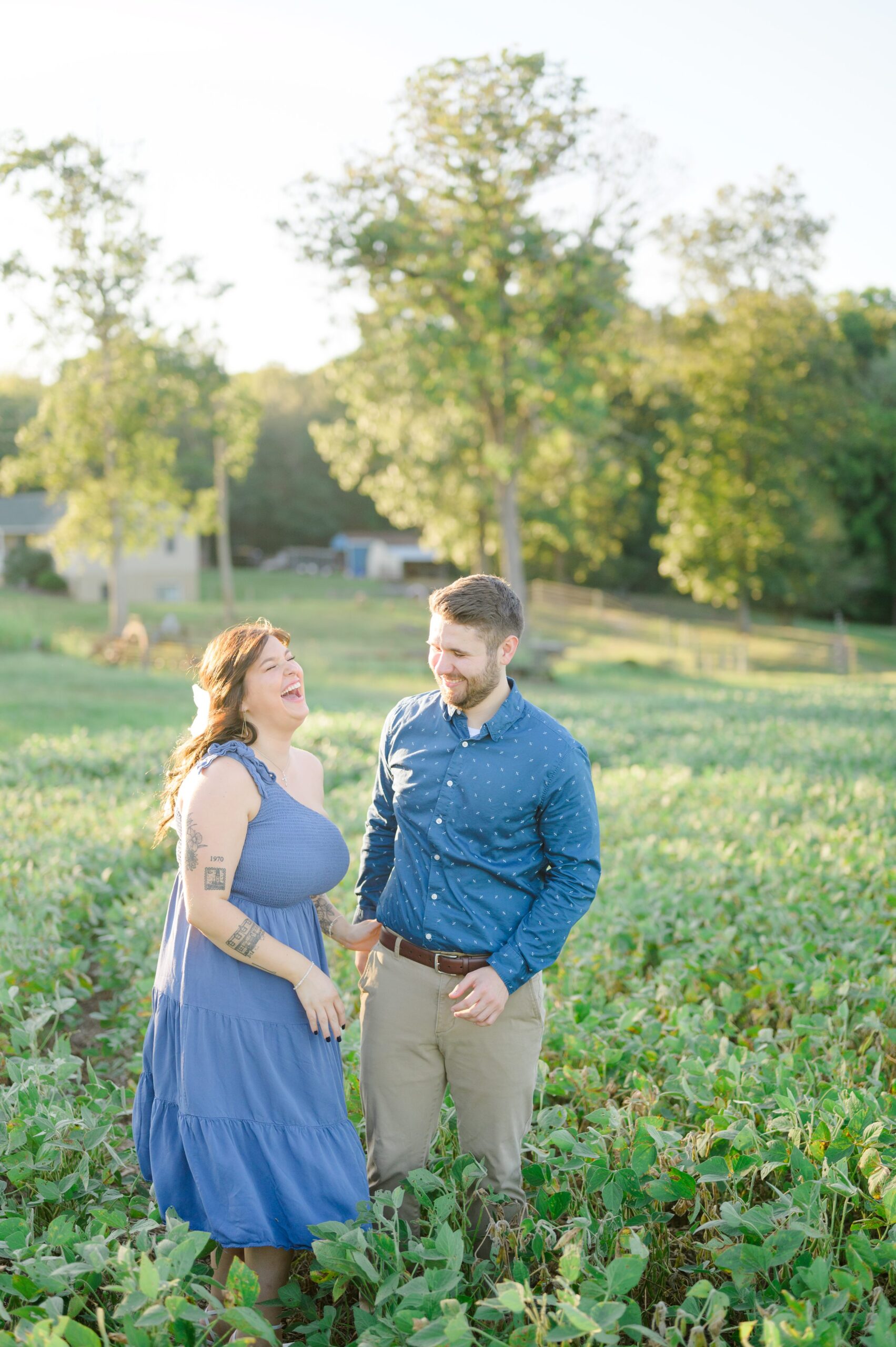 Engagement session in Southern Maryland photographed by Baltimore Wedding Photographer Cait Kramer.