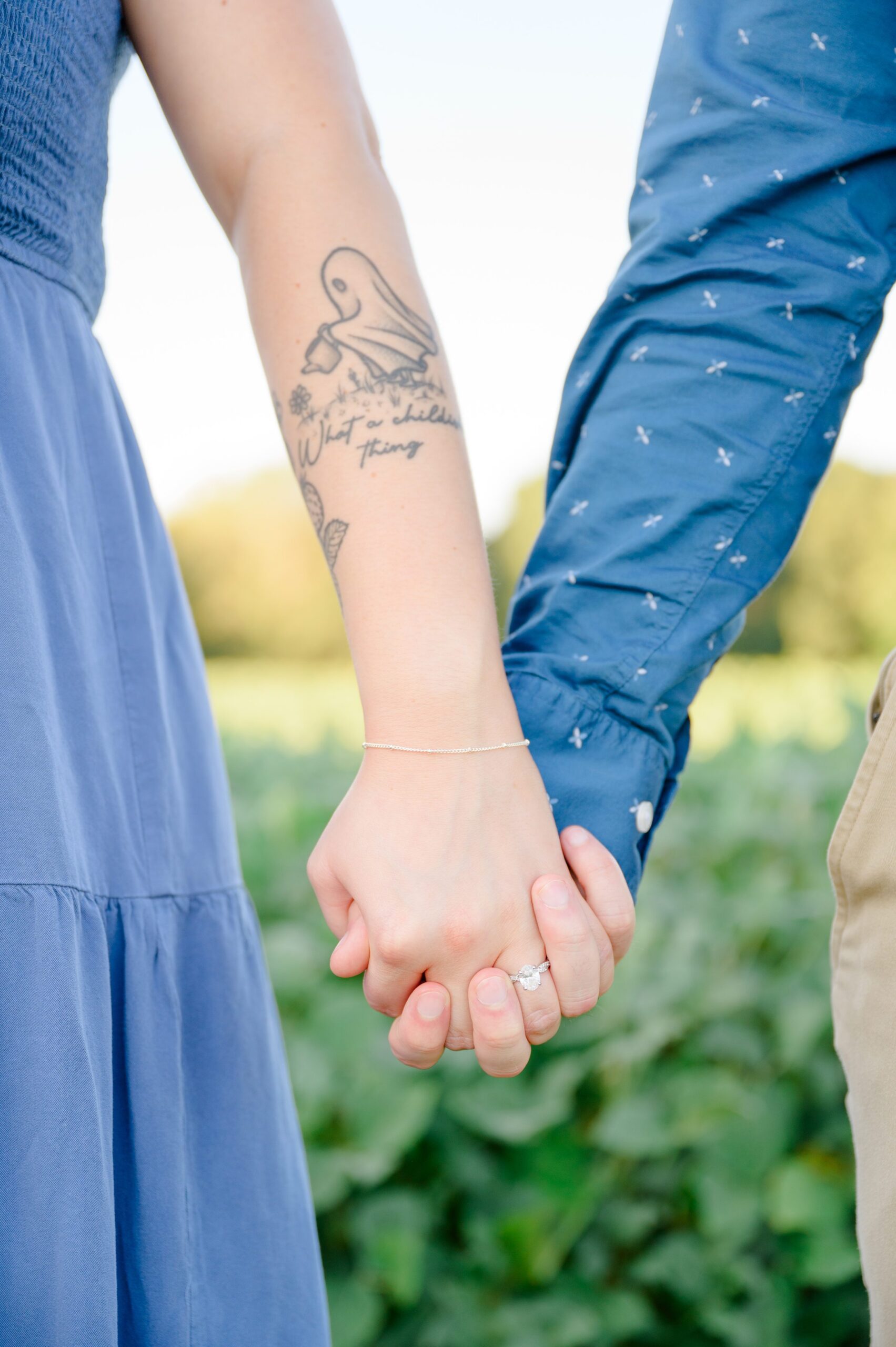 Engagement session in Southern Maryland photographed by Baltimore Wedding Photographer Cait Kramer.