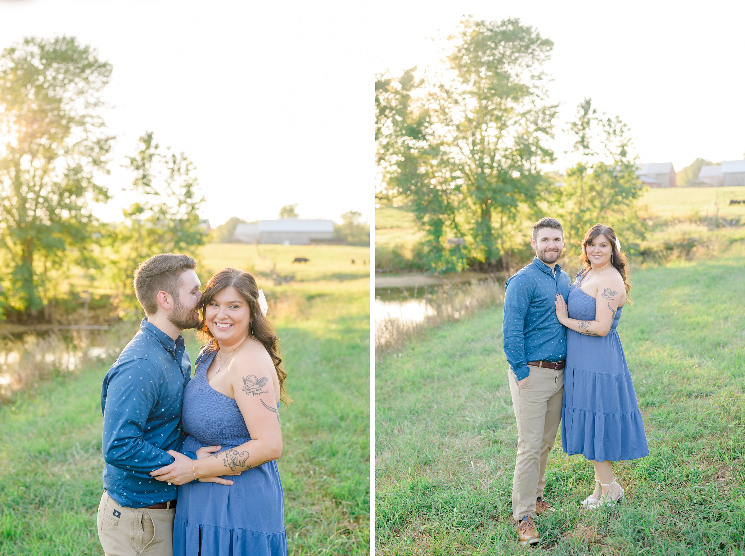 Engagement session in Southern Maryland photographed by Baltimore Wedding Photographer Cait Kramer.