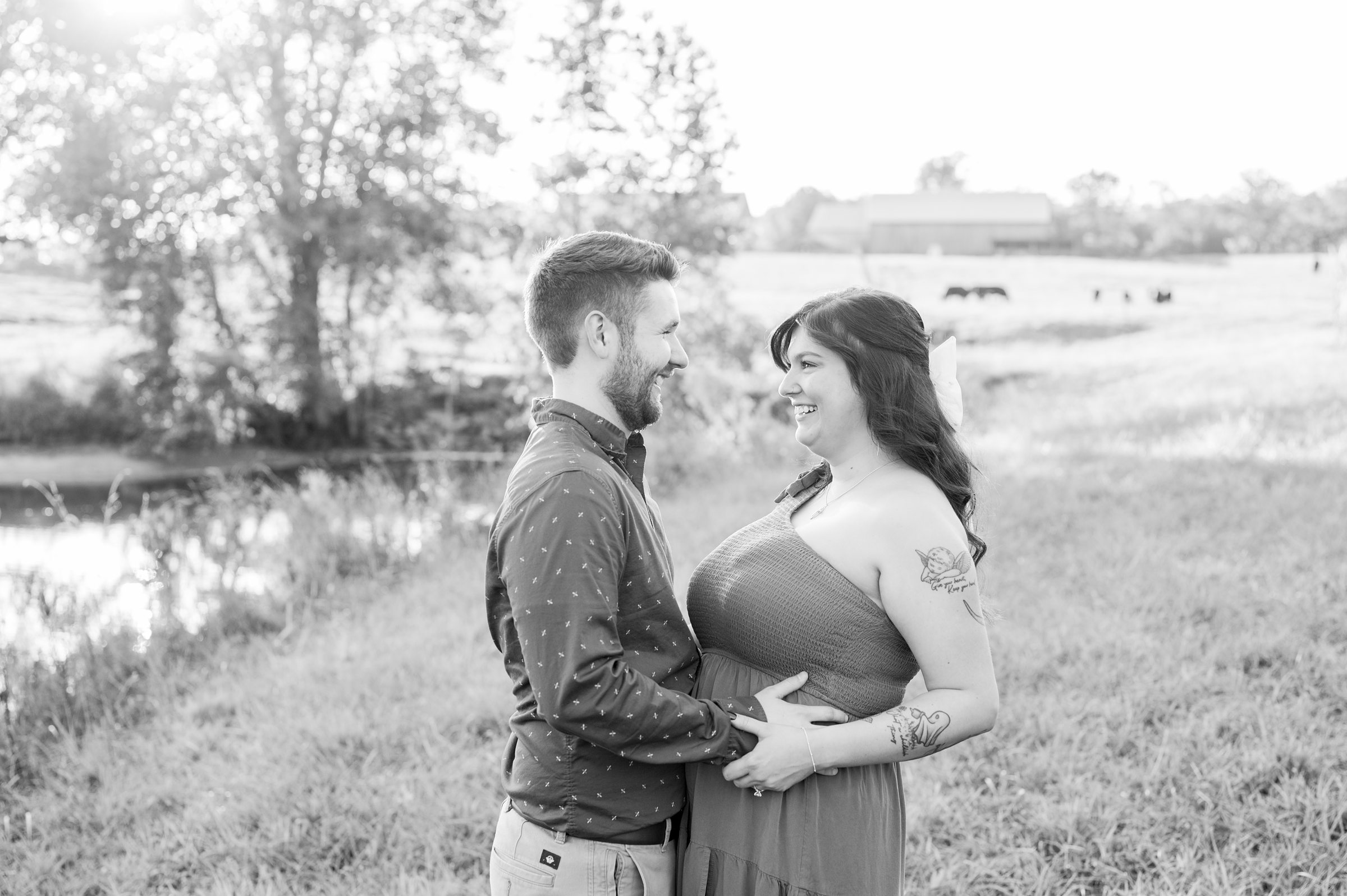 Engagement session in Southern Maryland photographed by Baltimore Wedding Photographer Cait Kramer.