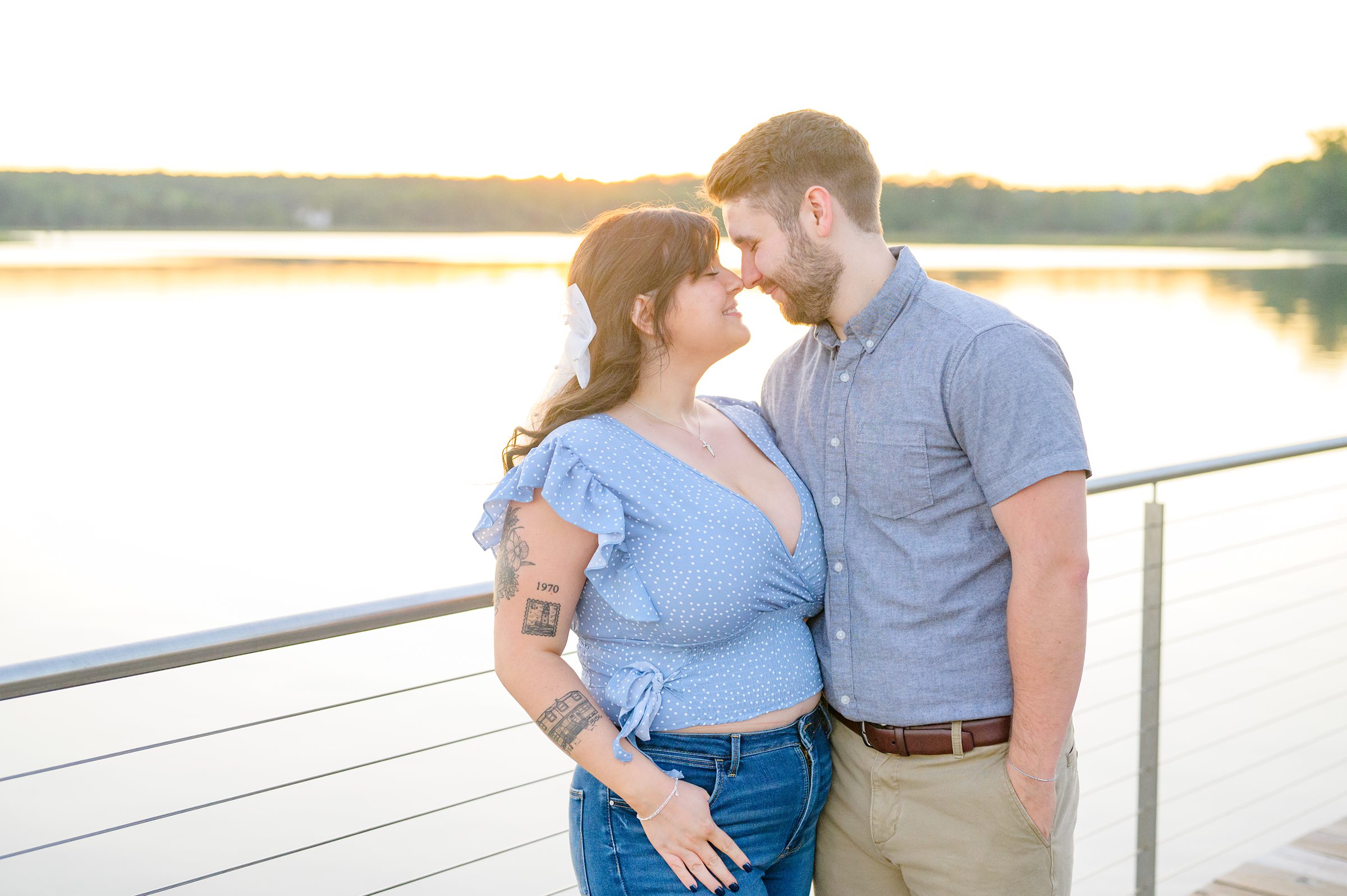 Engagement session in Southern Maryland photographed by Baltimore Wedding Photographer Cait Kramer.