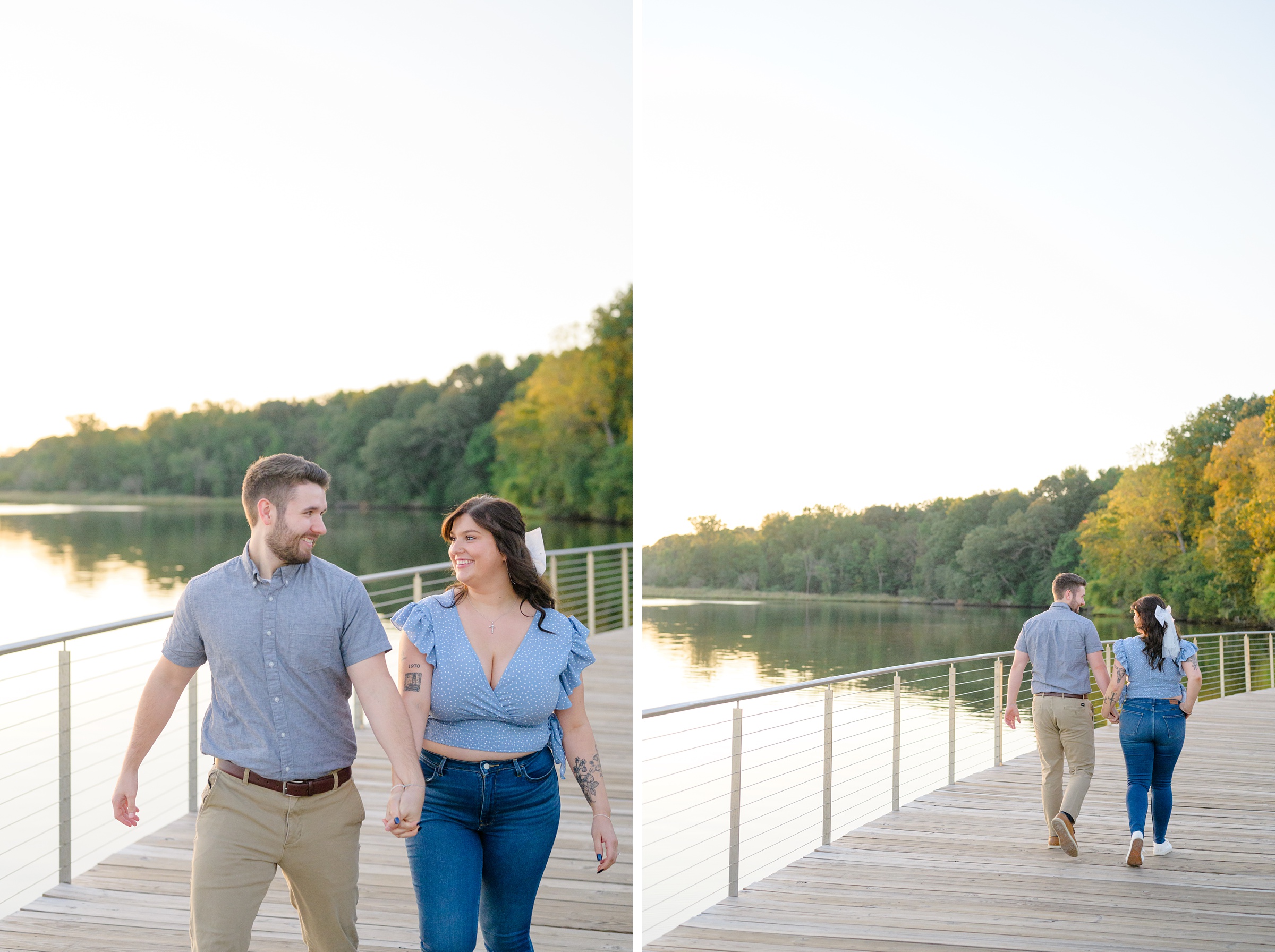 Engagement session in Southern Maryland photographed by Baltimore Wedding Photographer Cait Kramer.