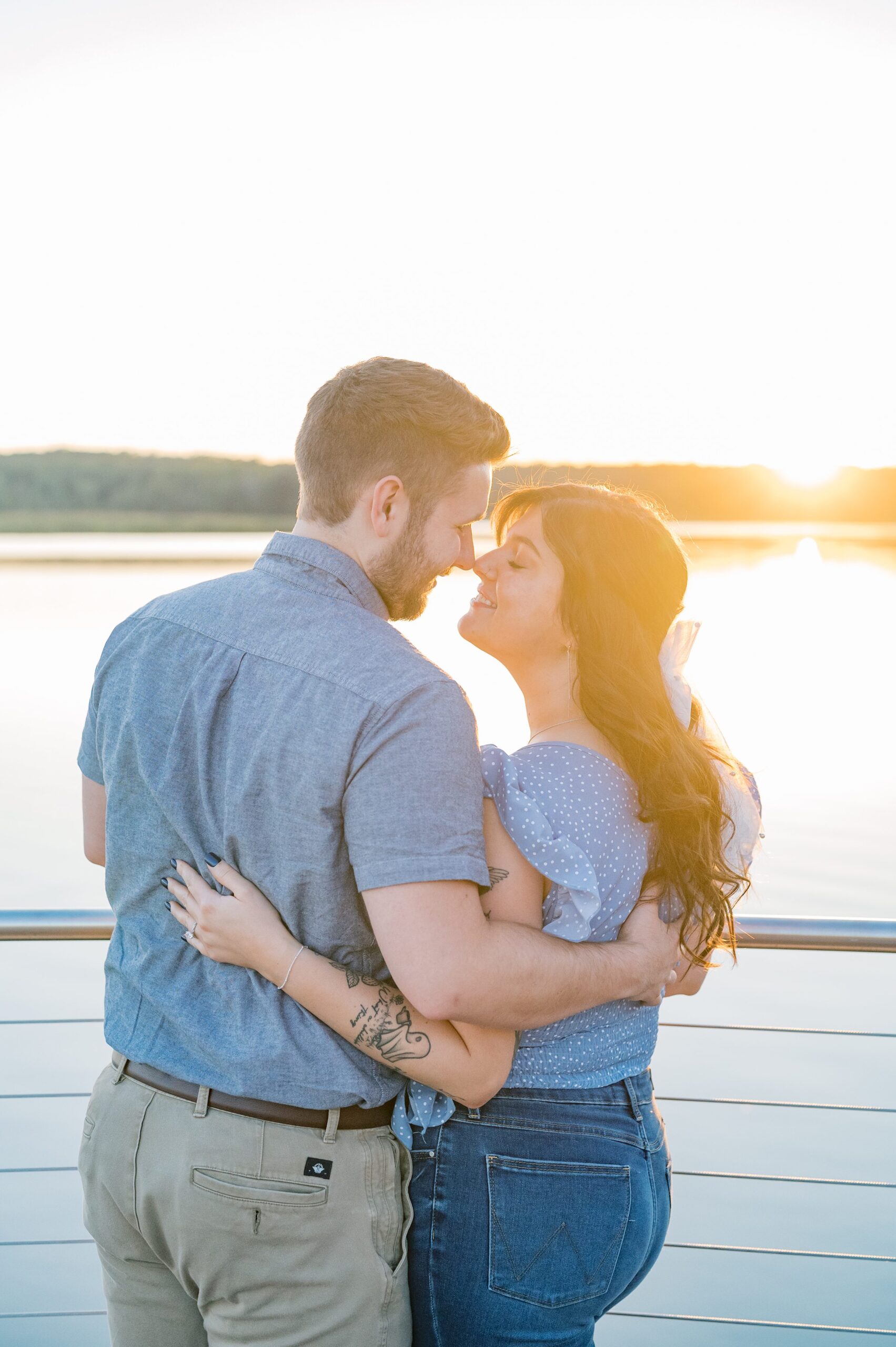 Engagement session in Southern Maryland photographed by Baltimore Wedding Photographer Cait Kramer.