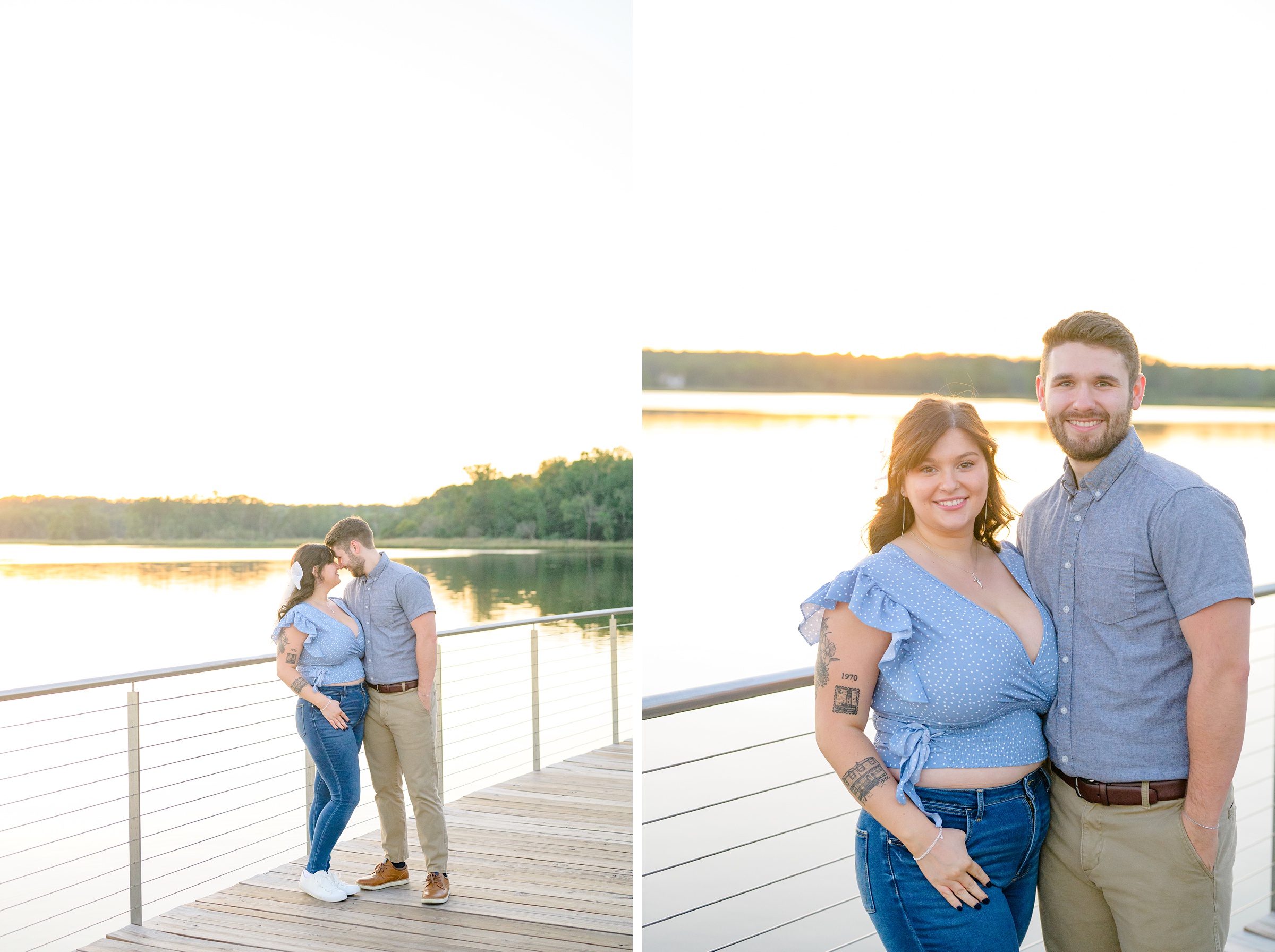 Engagement session in Southern Maryland photographed by Baltimore Wedding Photographer Cait Kramer.