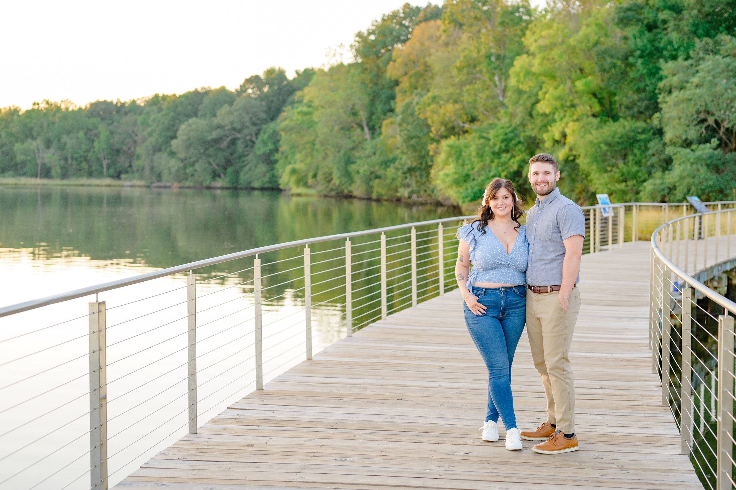 Engagement session in Southern Maryland photographed by Baltimore Wedding Photographer Cait Kramer.