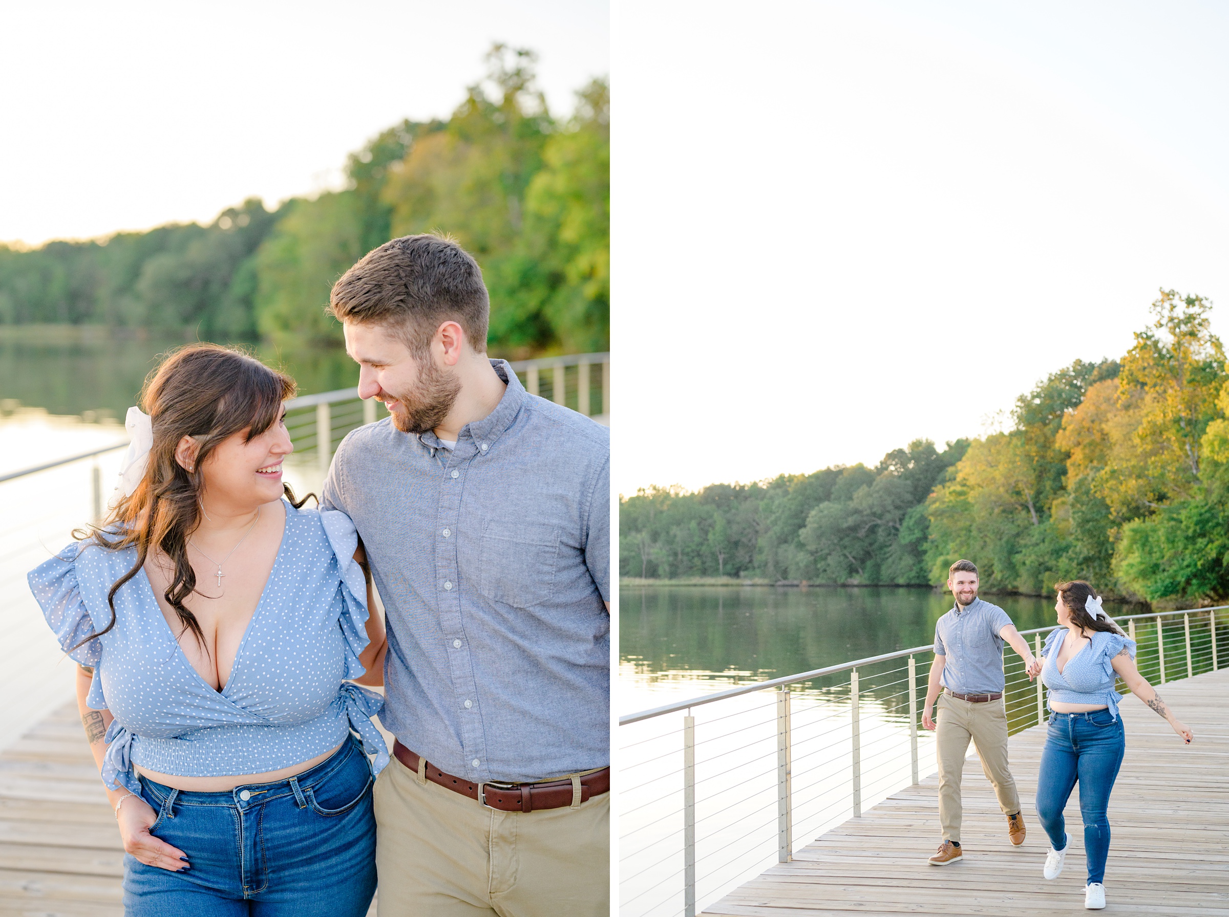 Engagement session in Southern Maryland photographed by Baltimore Wedding Photographer Cait Kramer.