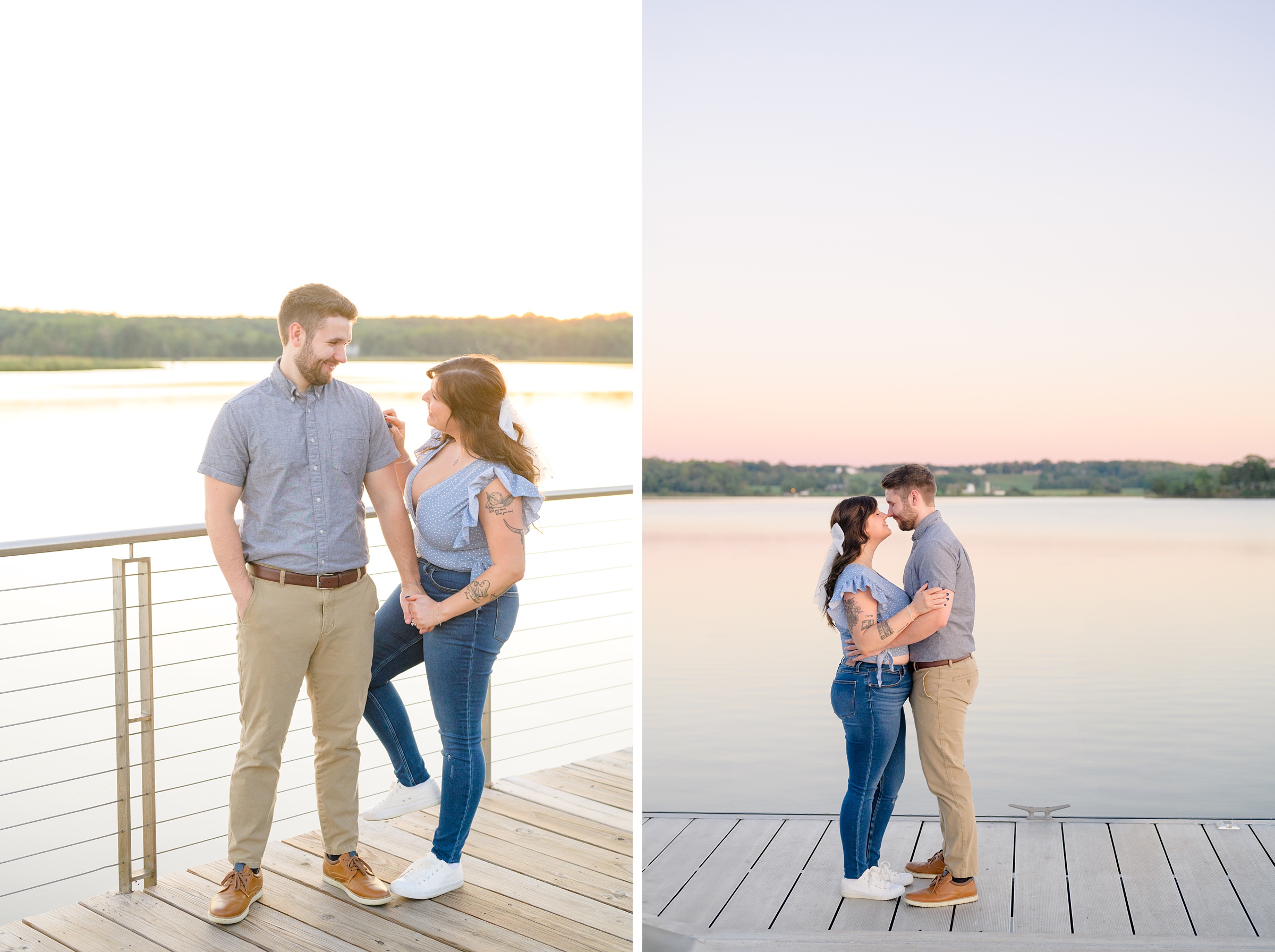 Engagement session in Southern Maryland photographed by Baltimore Wedding Photographer Cait Kramer.