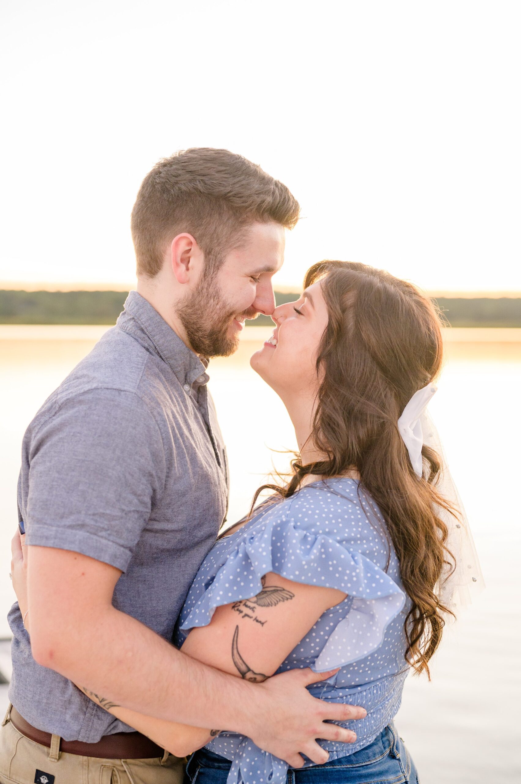 Engagement session in Southern Maryland photographed by Baltimore Wedding Photographer Cait Kramer.