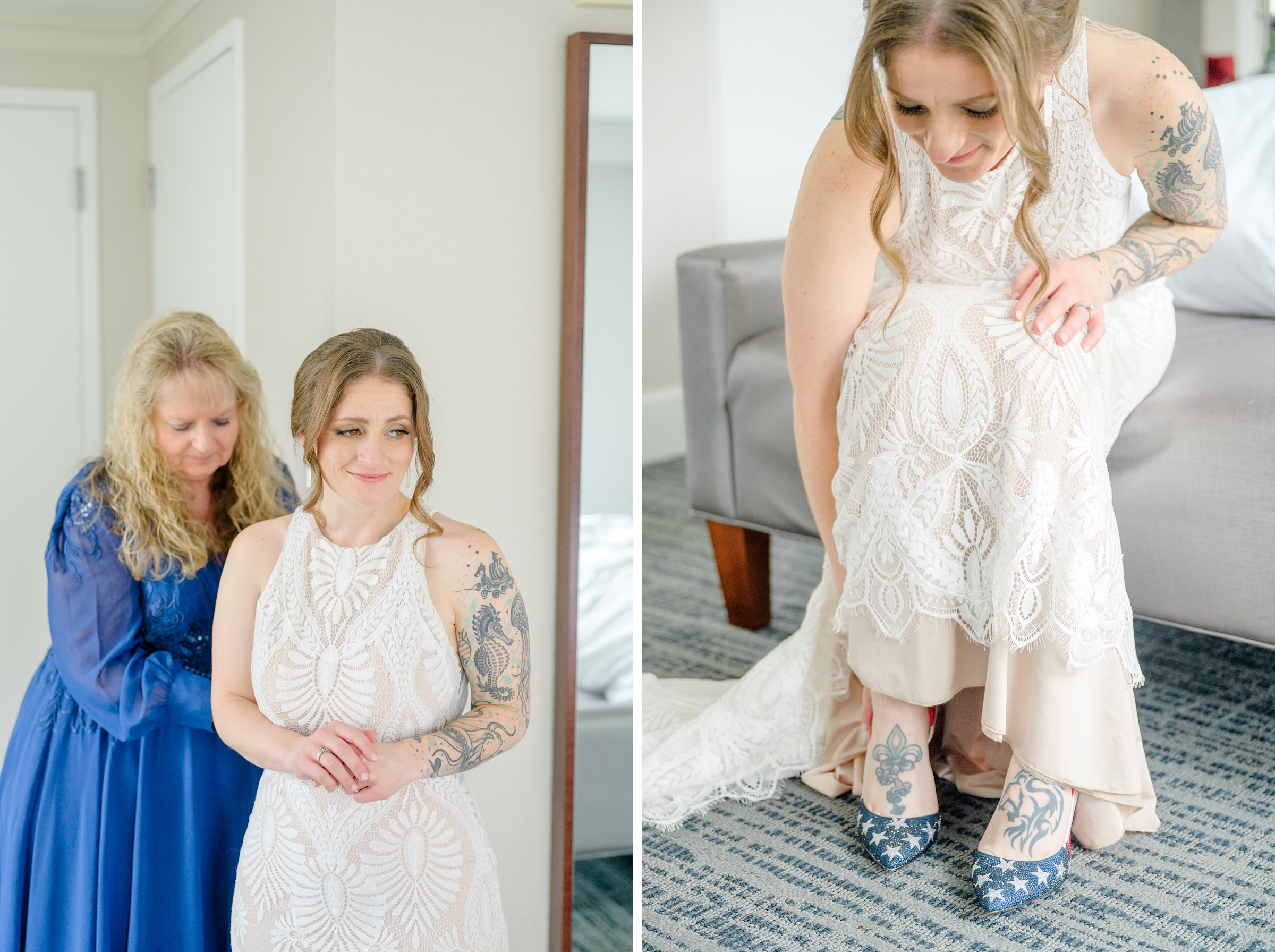 Spring Wedding at the Mount Vernon Inn Restaurant Wedding in Alexandria, Virginia photographed by Baltimore Photographer Cait Kramer Photography.