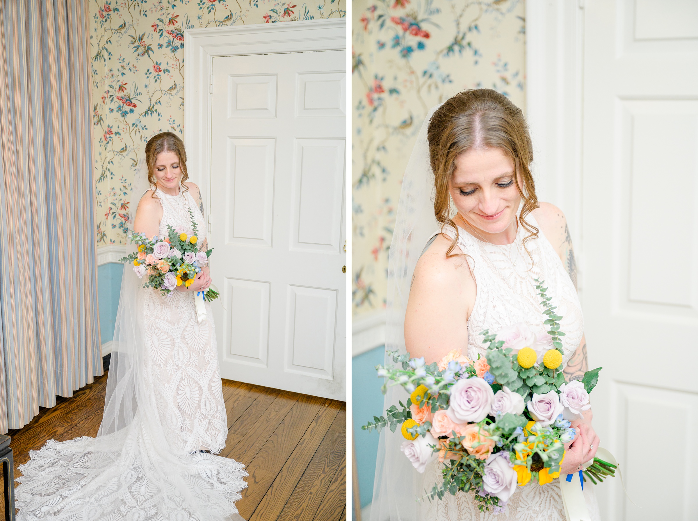 Spring Wedding at the Mount Vernon Inn Restaurant Wedding in Alexandria, Virginia photographed by Baltimore Photographer Cait Kramer Photography.