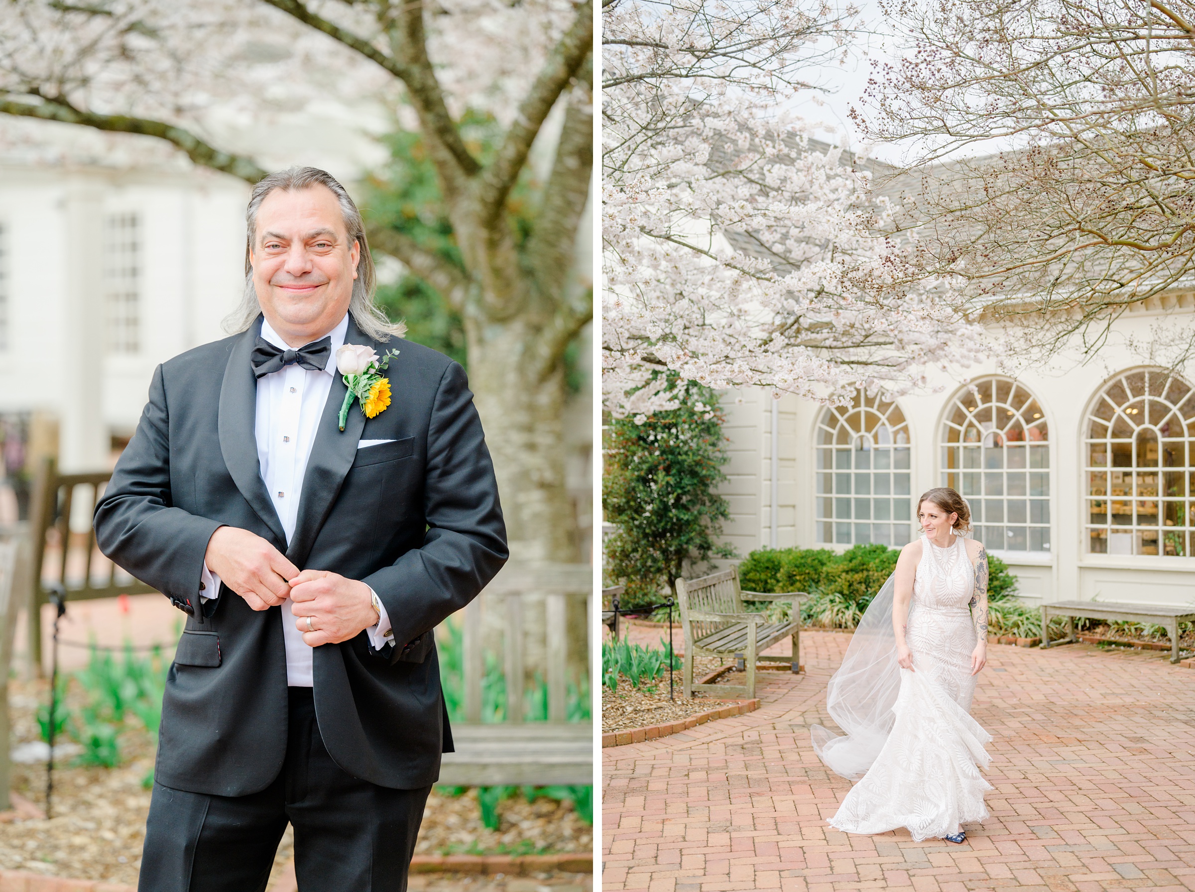 Spring Wedding at the Mount Vernon Inn Restaurant Wedding in Alexandria, Virginia photographed by Baltimore Photographer Cait Kramer Photography.